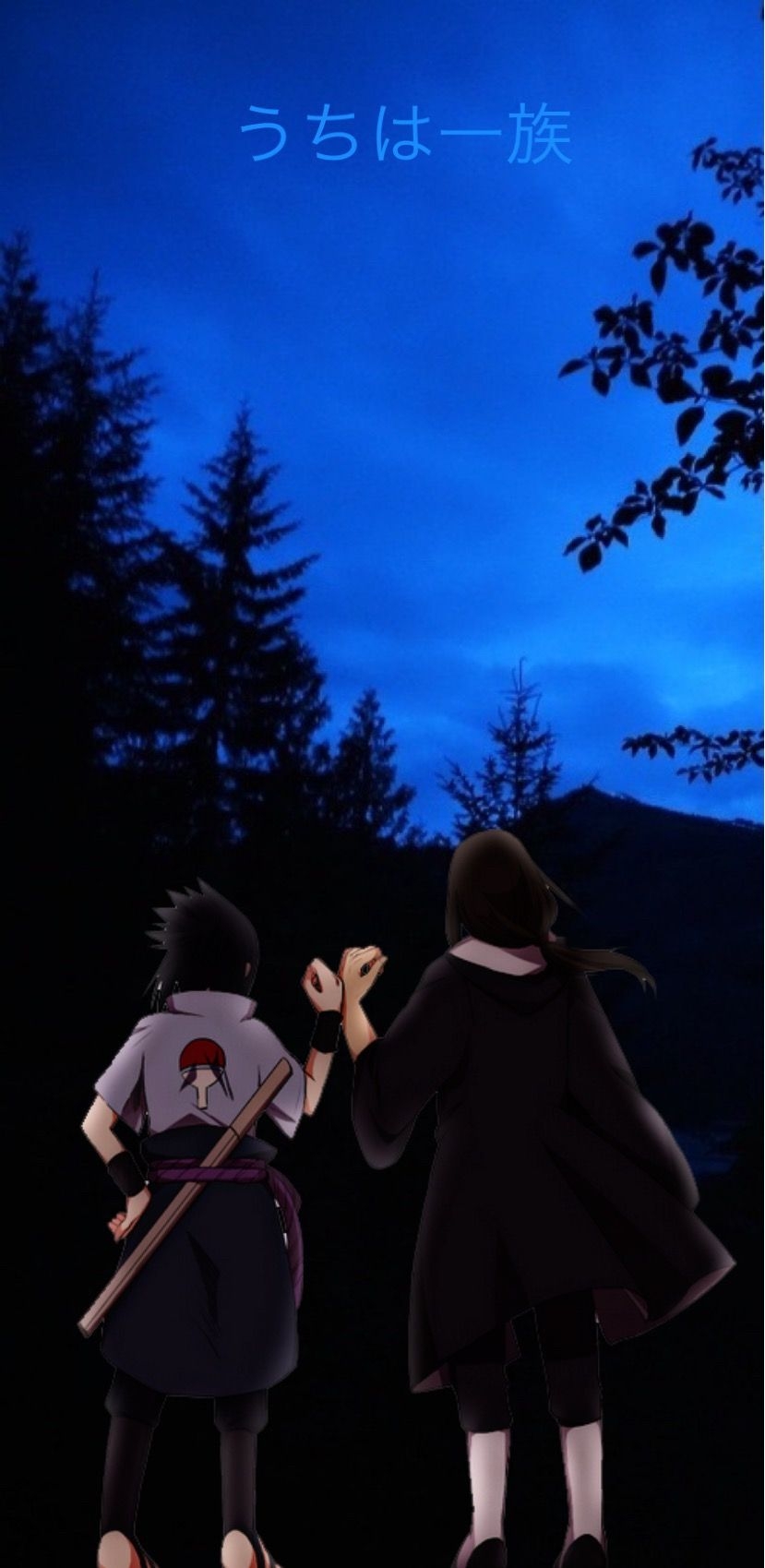 830x1700 freetoedit #itachi #sasuke #uchiha #wallpaper #naruto Aestehtic Environement Wallpaper & Background Download, Phone