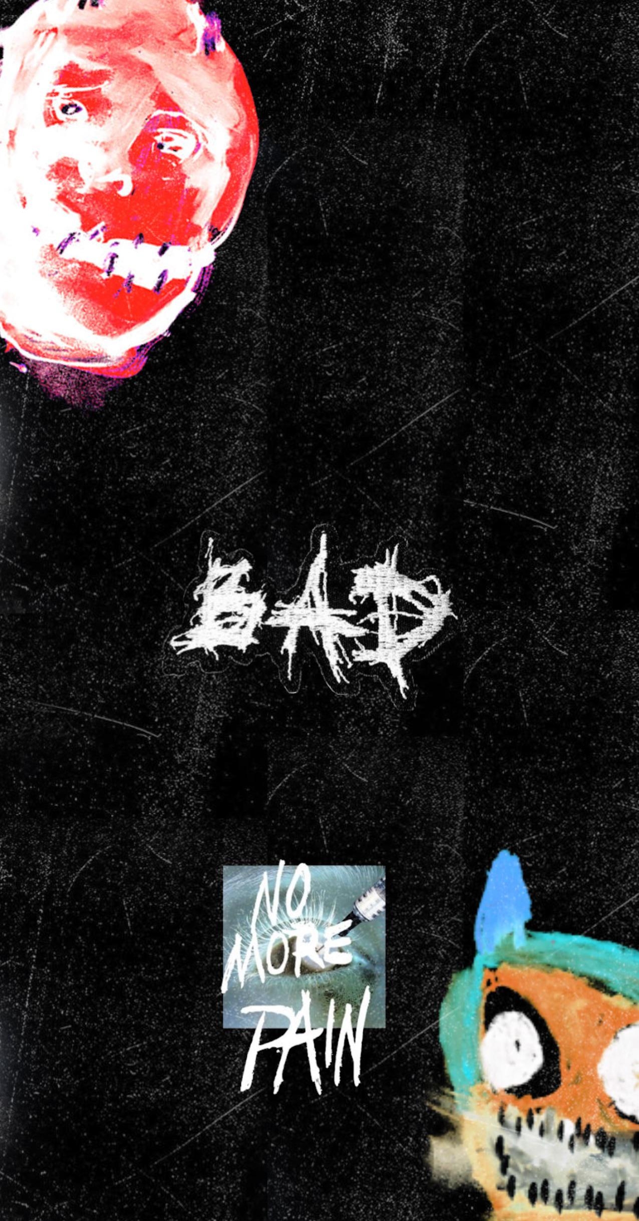 1280x2440 I made a wallpaper with The Bad Vibes Forever Merch. Can y'all gimme your opinion about it. Thank You! (Can y'all also gimme credit if you post it somewhere else). LLJ, Phone