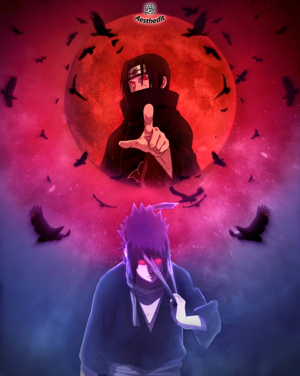 1030x1280 Itachi X Sasuke wallpaper, Phone