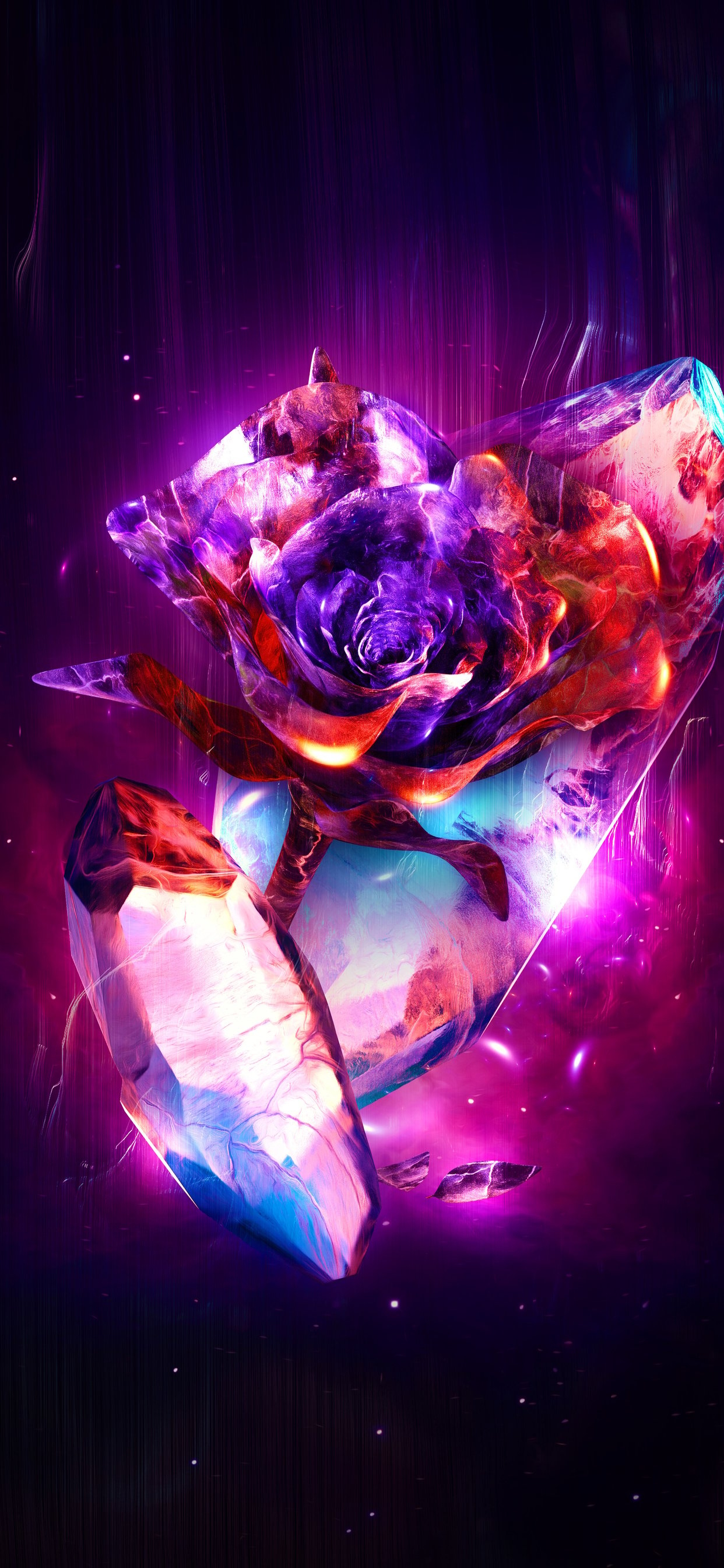 1250x2690 Rose Abstract 4k Wallpaper, Phone