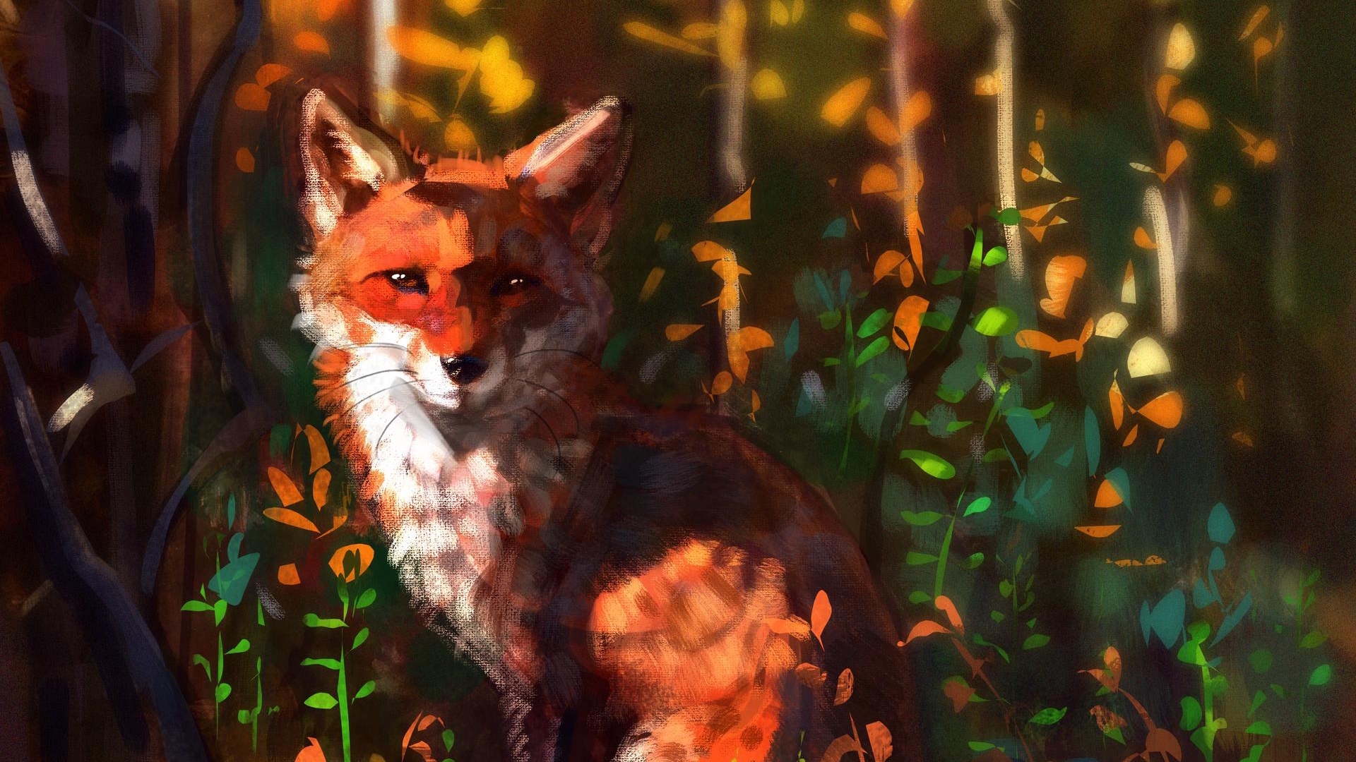 1920x1080 Fox Art [], Desktop