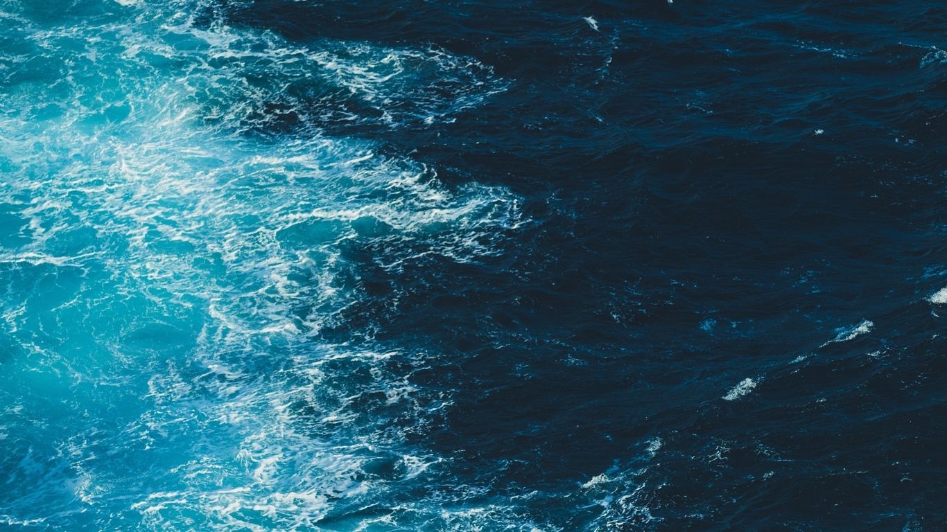 1370x770 Aesthetic Ocean Wallpaper Picture Kecbio, Desktop