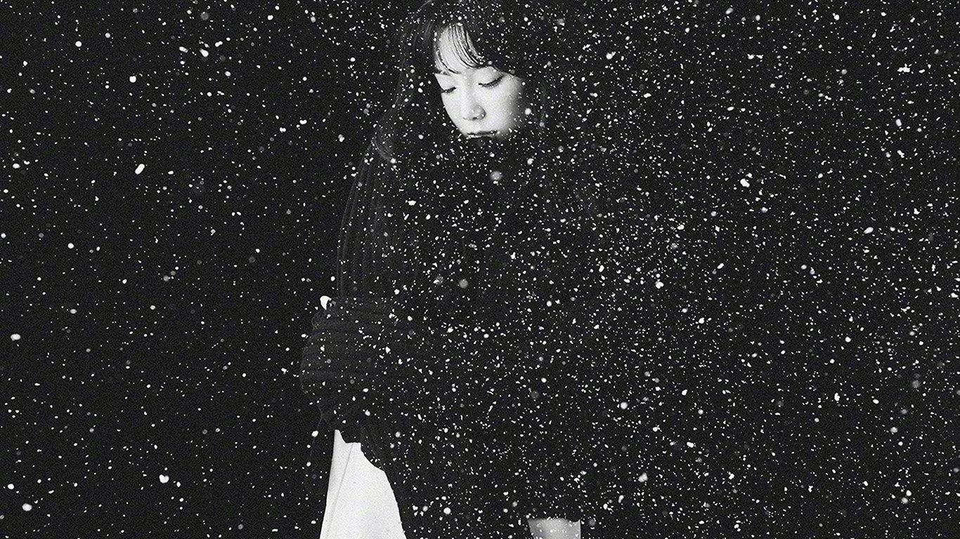 1370x770 wallpaper for desktop, laptop. snow girl snsd taeyeon, Desktop