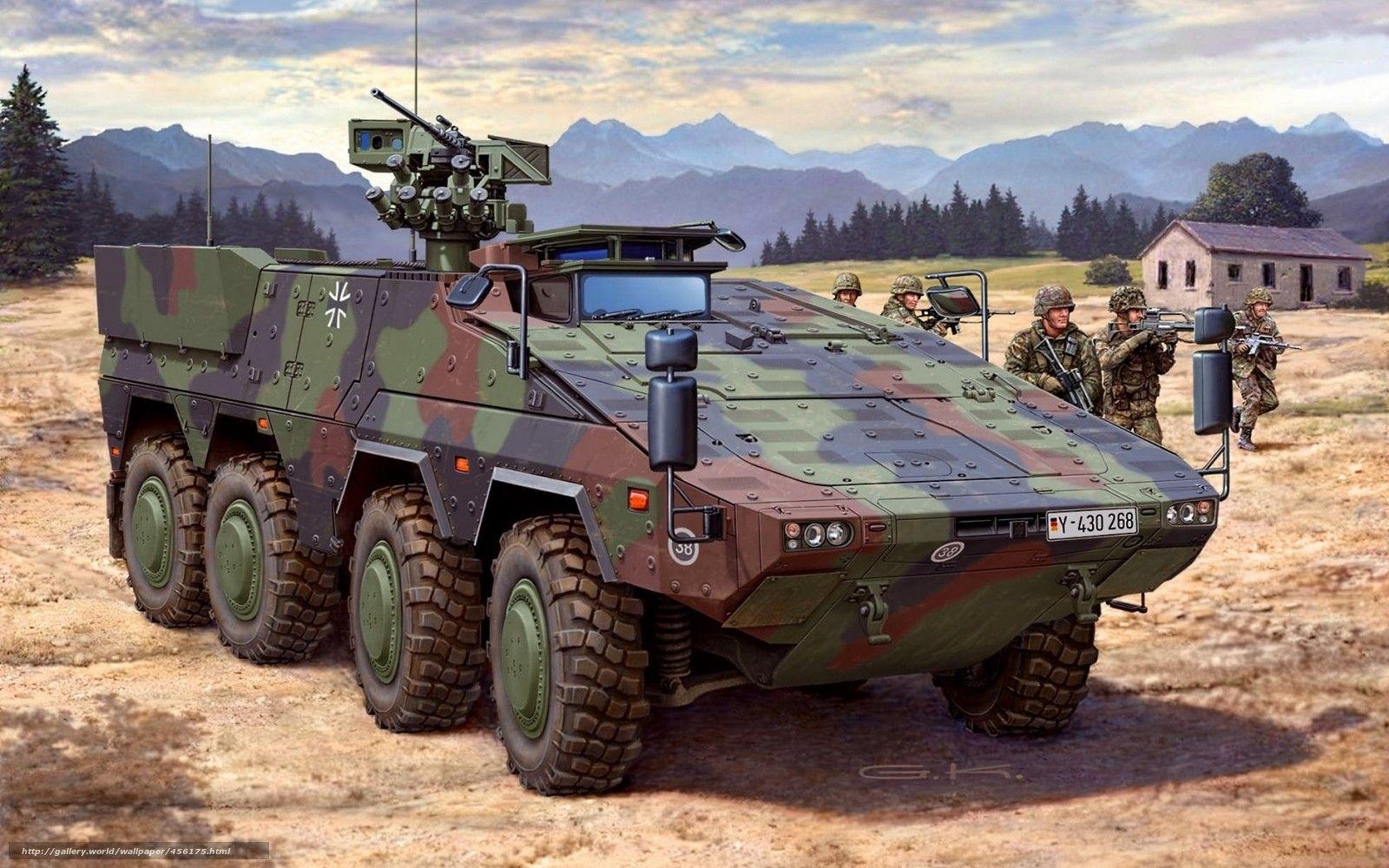 1600x1000 Download Wallpaper Picture, Armored Troop Carrier, Bundeswehr, Desktop