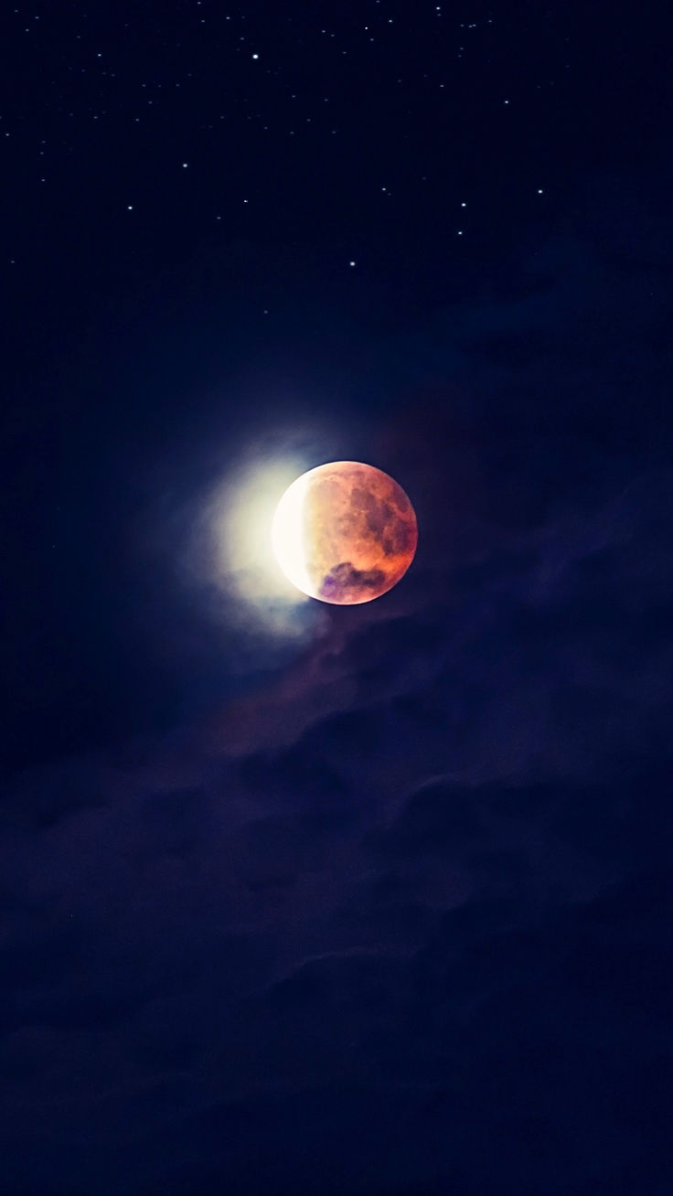 740x1310 Cute Moon Wallpaper iPhone, Phone