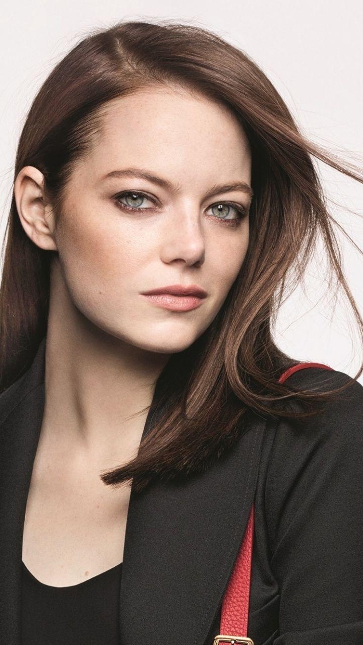 720x1280 Gorgeous, brunette, Emma Stone wallpaper. Celebrity, Phone