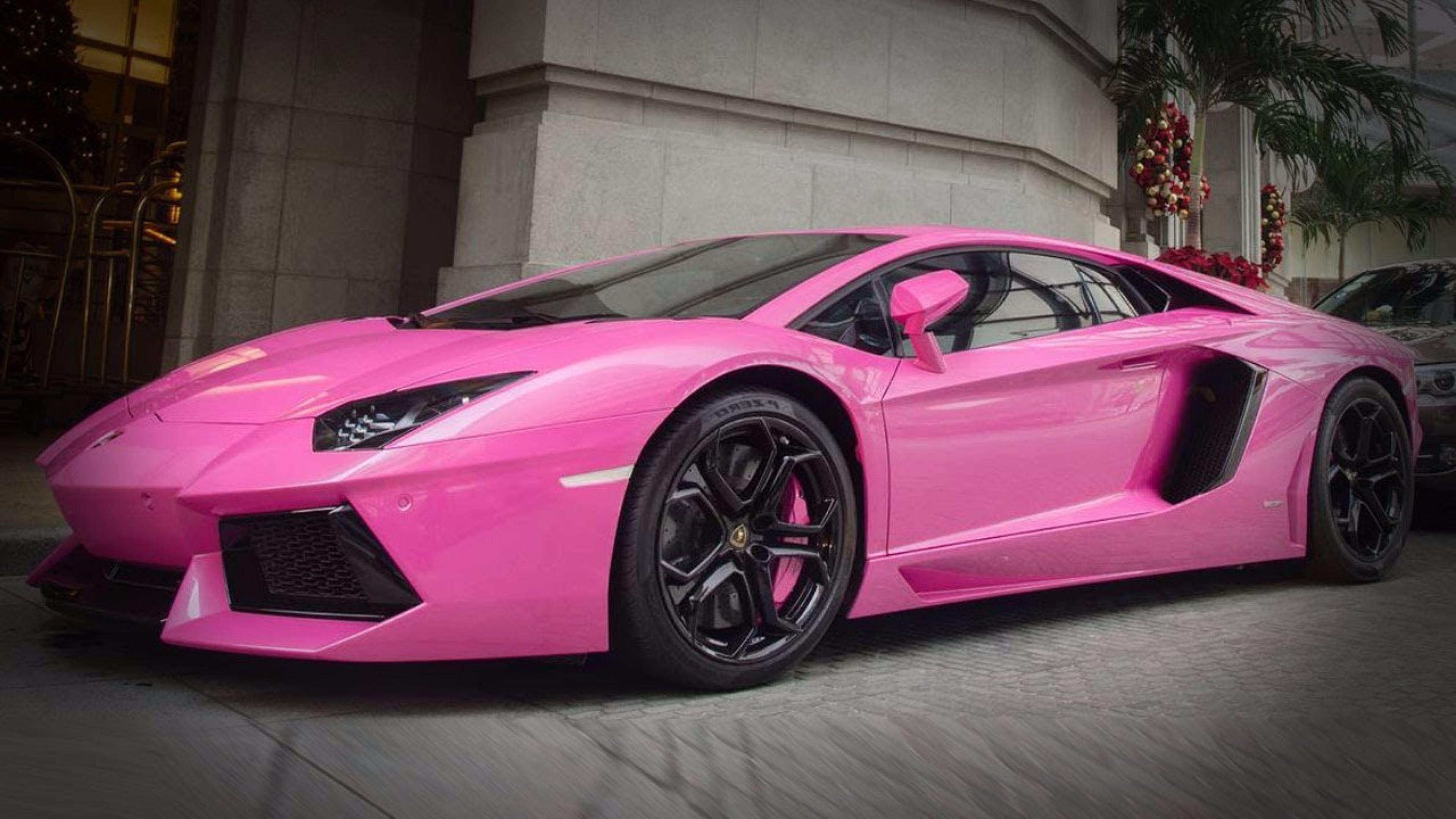 3840x2160 Pink Lamborghini Wallpaper, Desktop