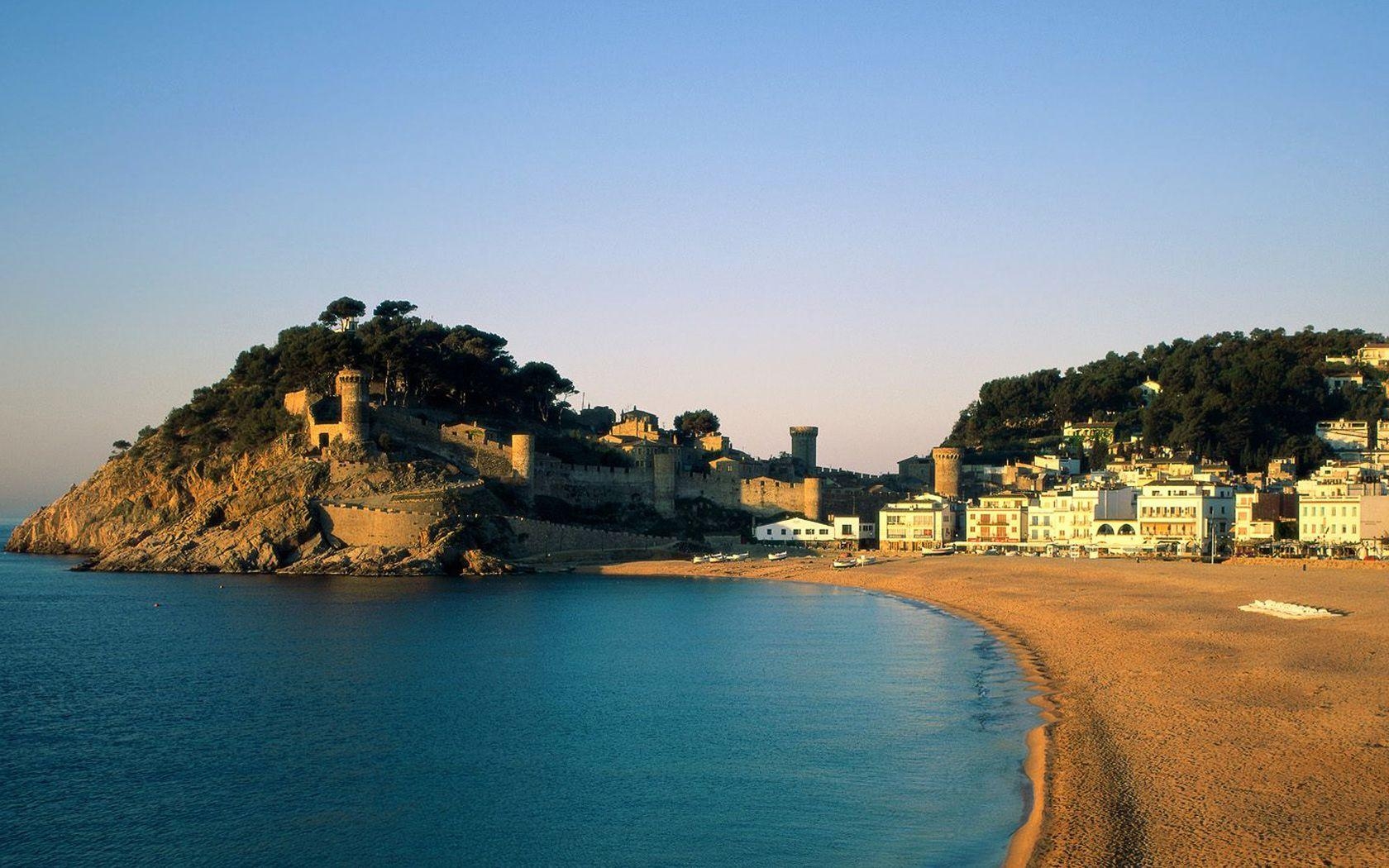 1680x1050 Tossa de Mar, Spain, Desktop