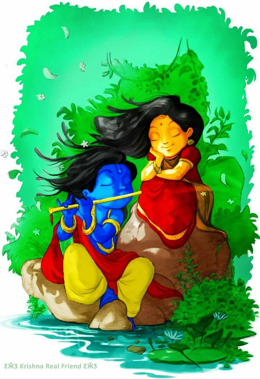 880x1280 Radha Krishna wallpaper, Phone