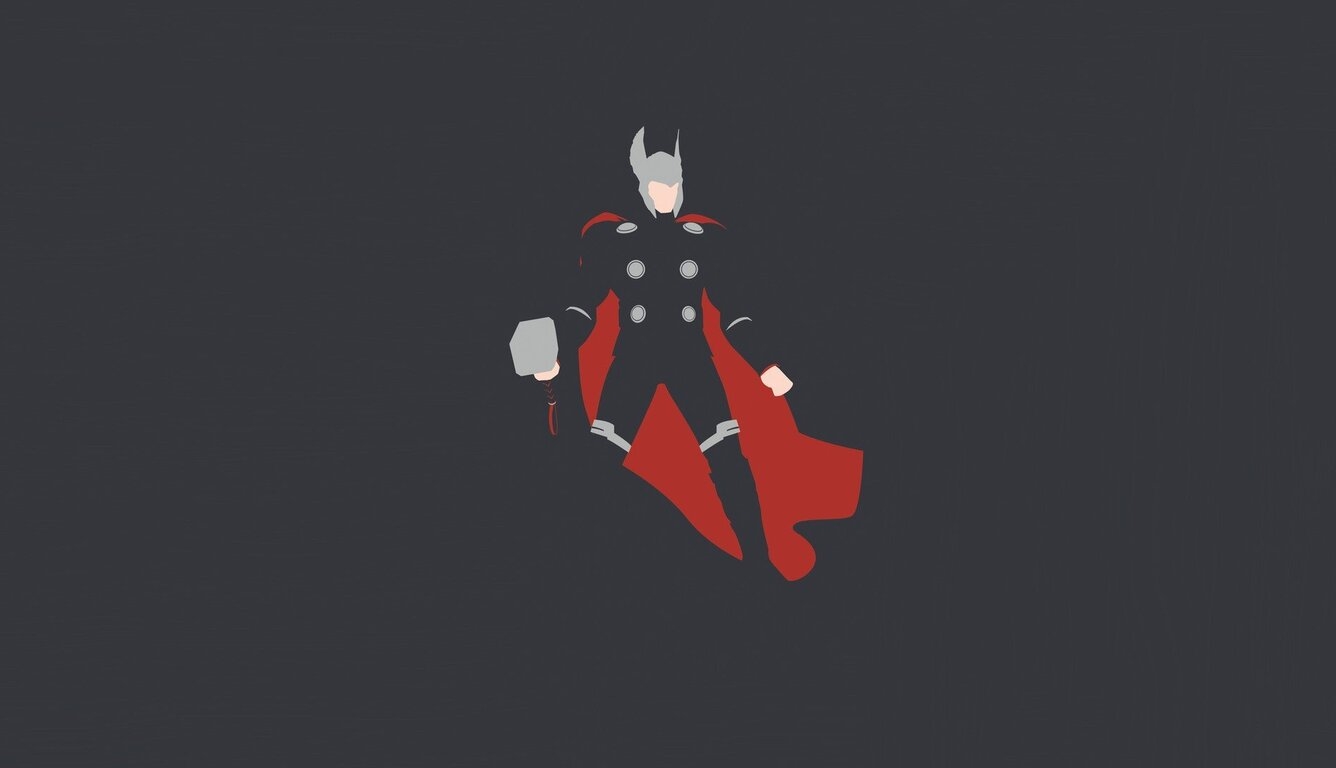 1340x770 Thor Minimalism HD Laptop HD HD 4k Wallpaper, Image, Desktop