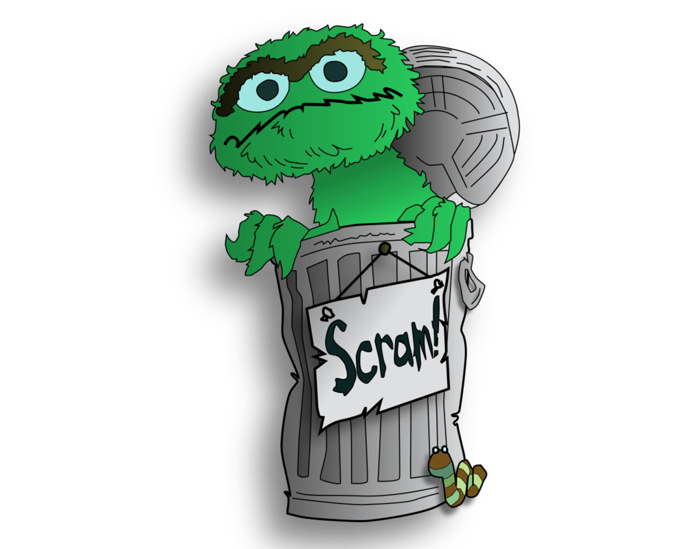 1000x800 image For > Oscar The Grouch Scram, Desktop