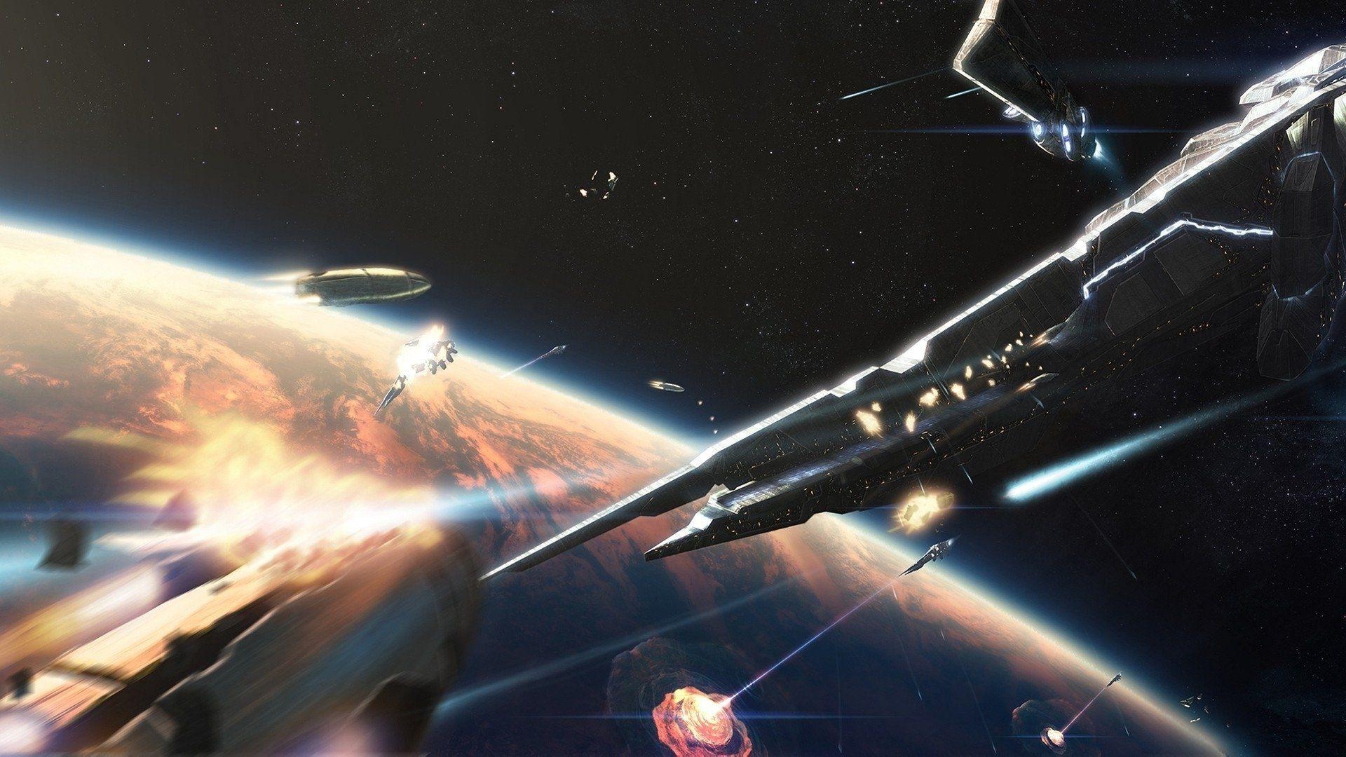 1920x1080 Download Space Battle Wallpaper Wallpaper For your screen, Desktop