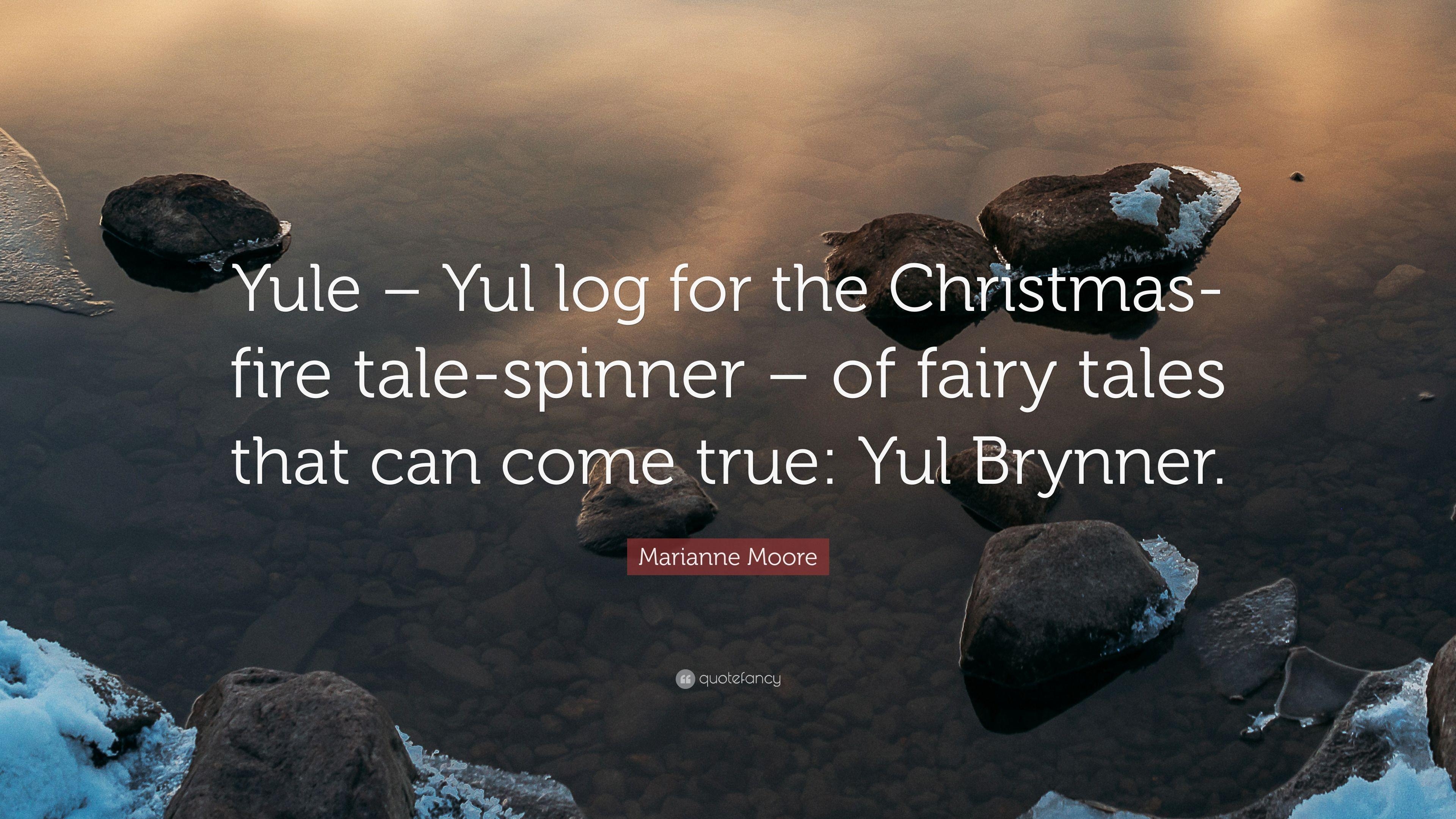 3840x2160 Marianne Moore Quote: “Yule, Desktop