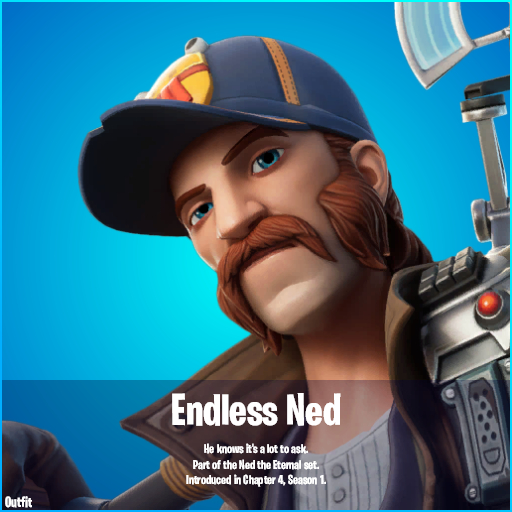 520x520 Endless Ned Fortnite wallpaper, Phone