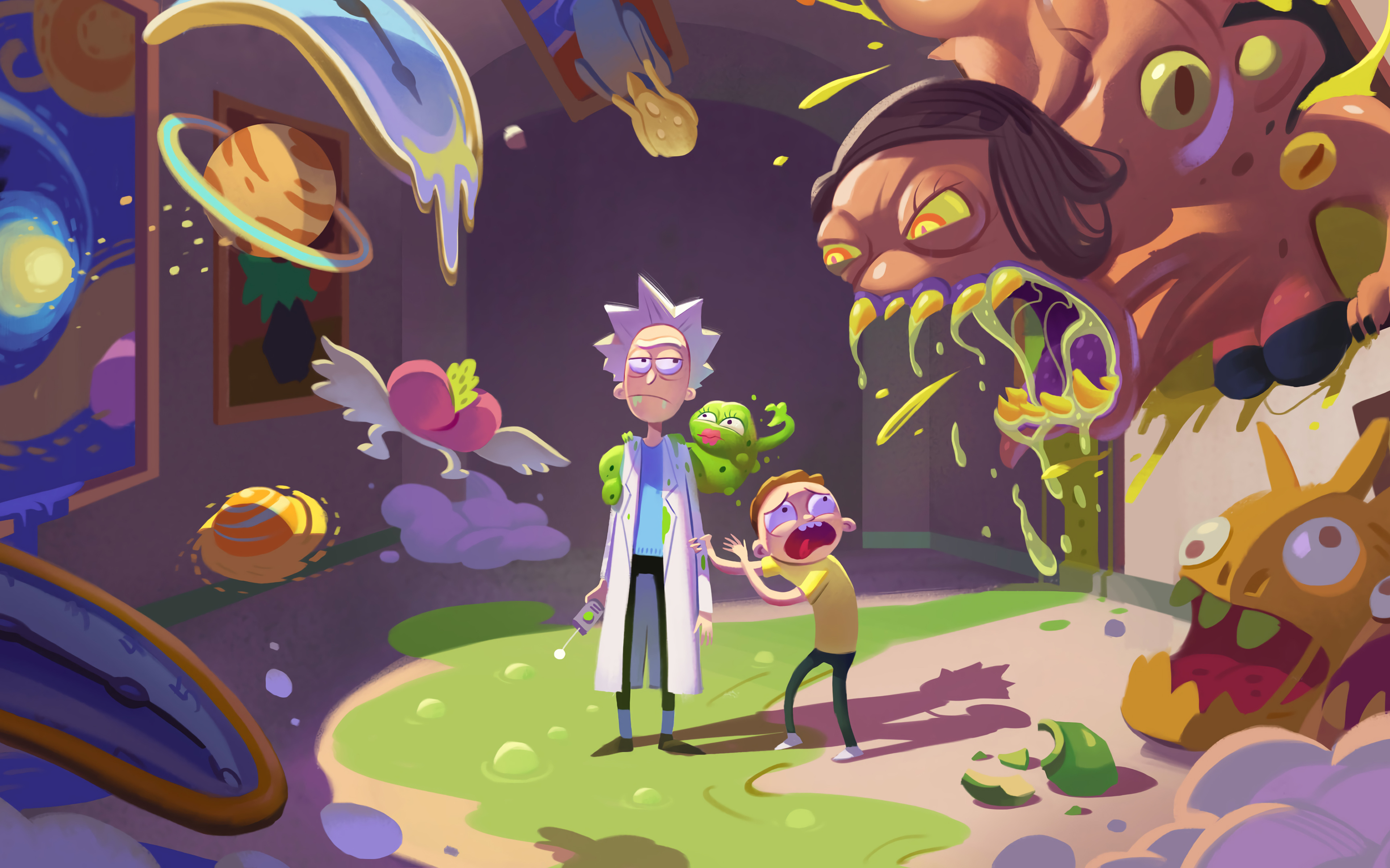 3840x2400 Rick And Morty Wallpaper 4k, Desktop