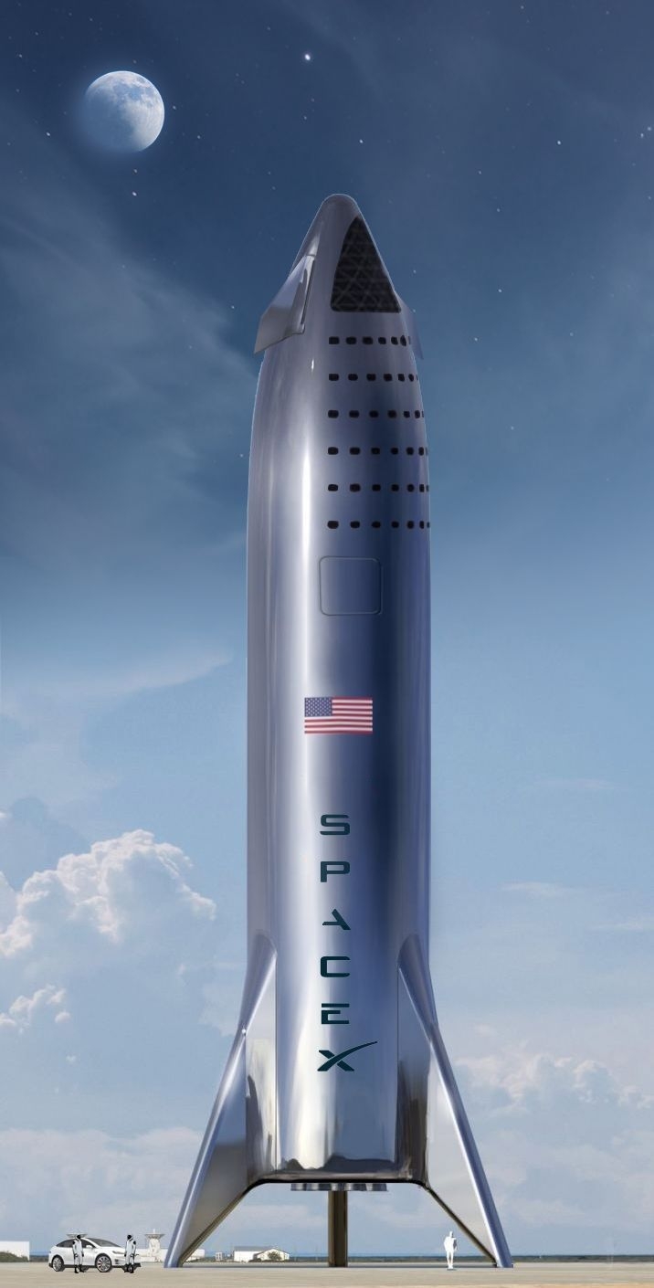 720x1410 Spacex Starship Wallpaper Free Spacex Starship Background, Phone