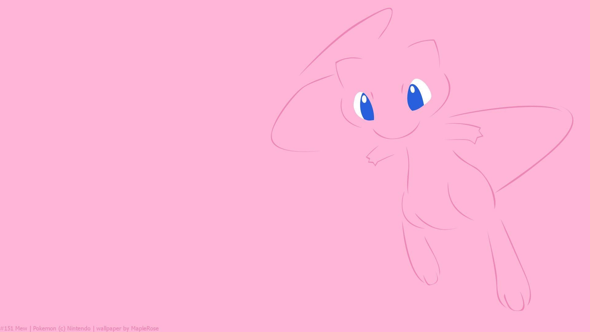 1920x1080 Mew Pokemon Wallpaper, Desktop