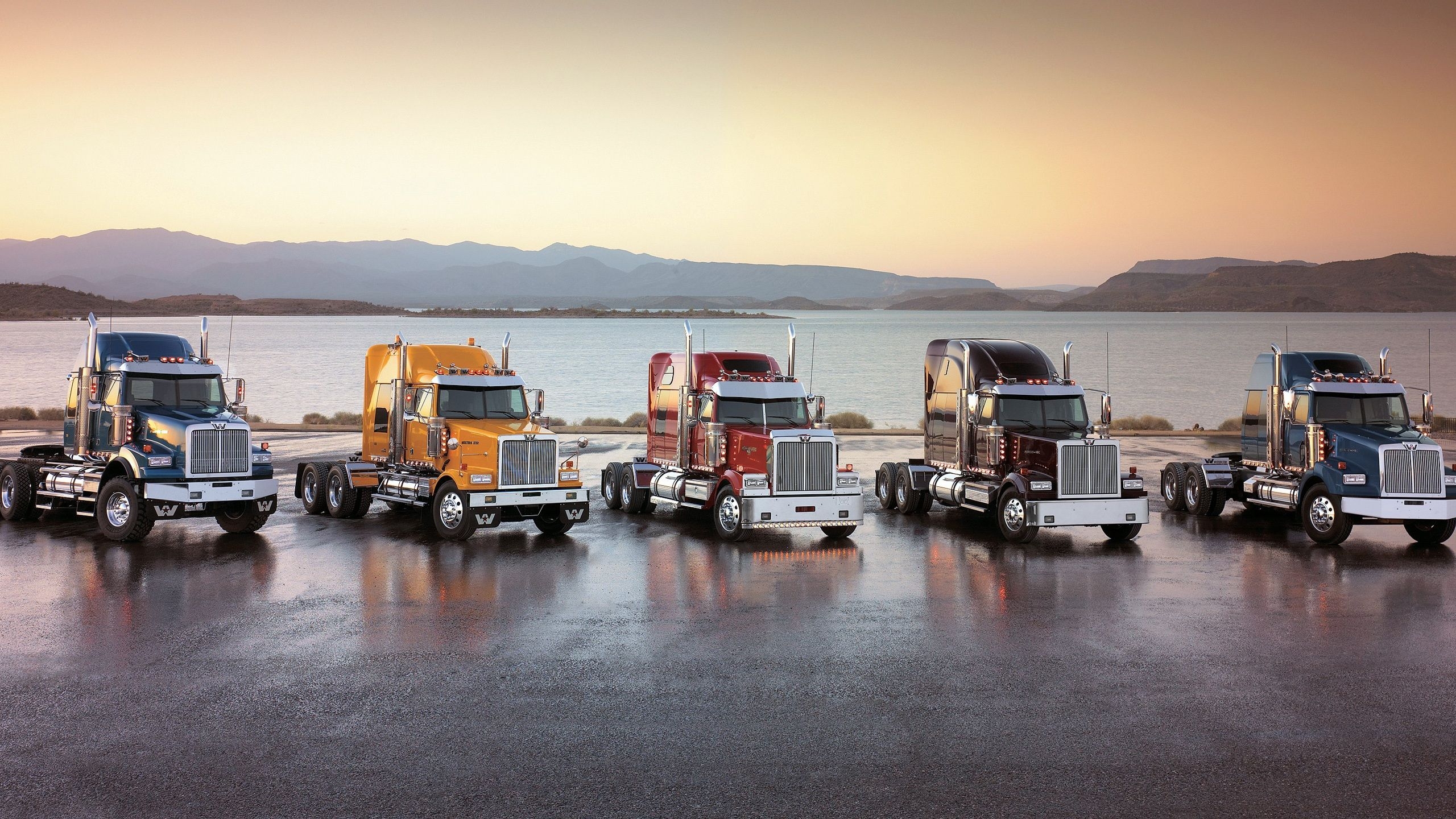 2560x1440 Wallpaper Five nice trucks  QHD Picture, Image, Desktop