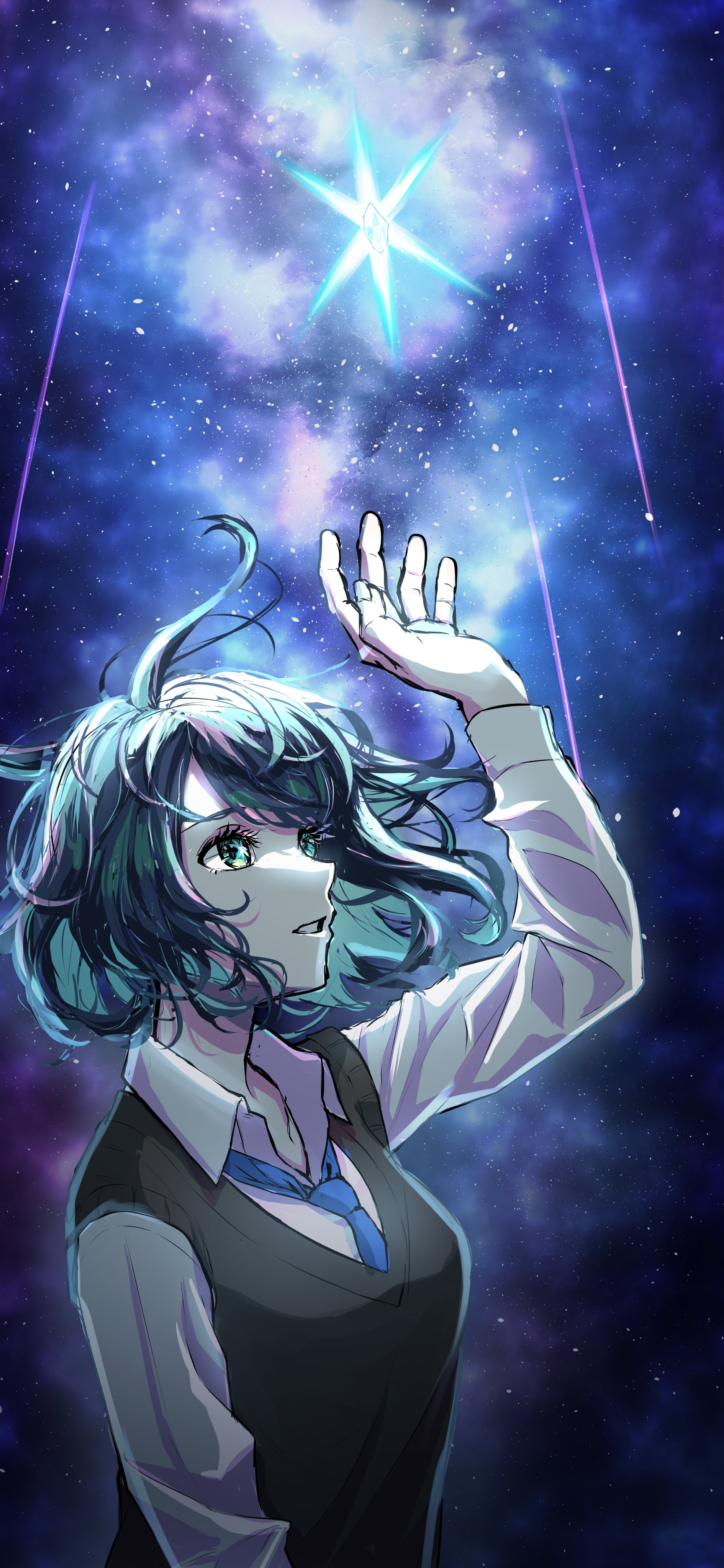 1890x4100 kurokawa akane (oshi no ko) drawn, Phone