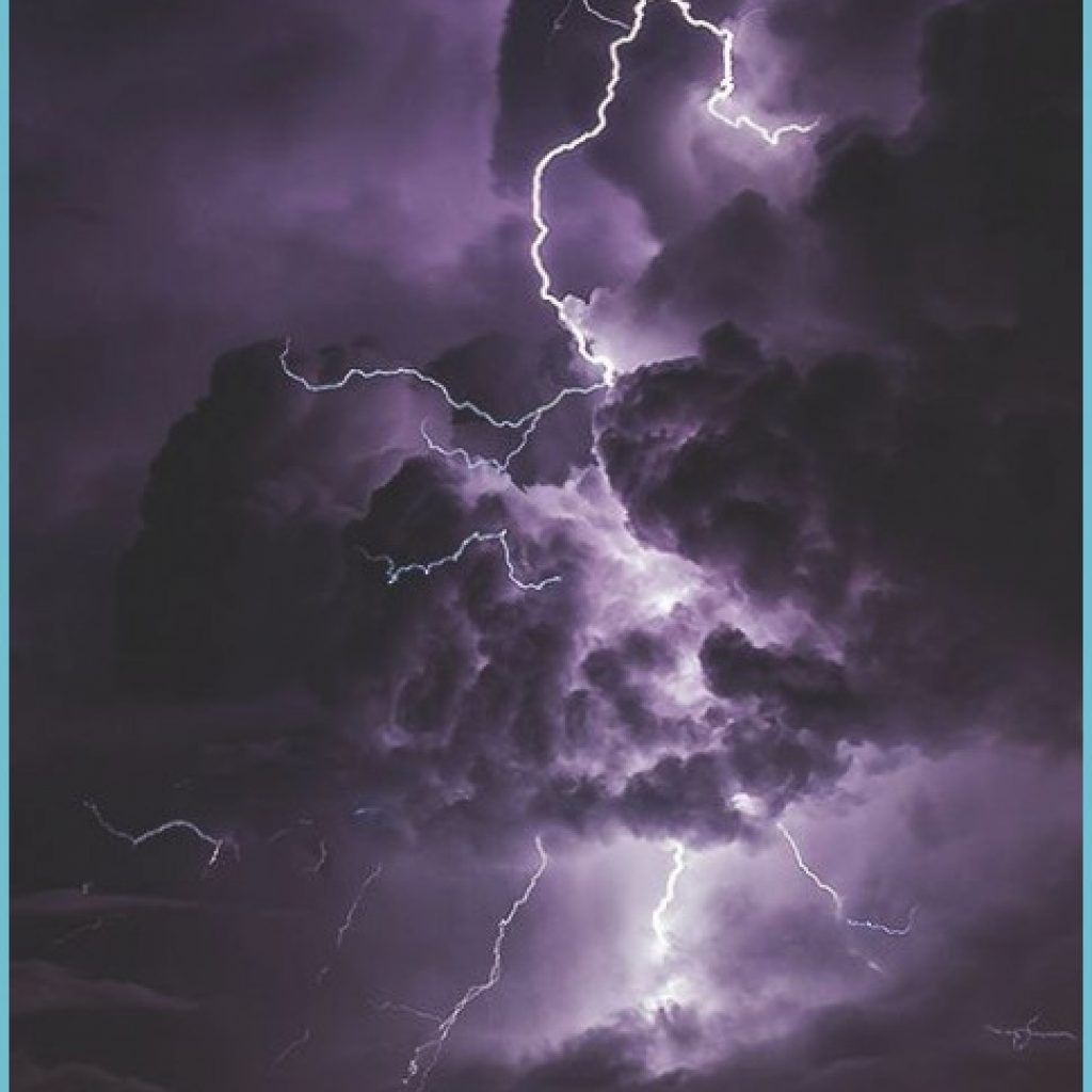 1030x1030 Youth In The Woods Lightning Photography, Sky Aesthetic, Purple, Phone