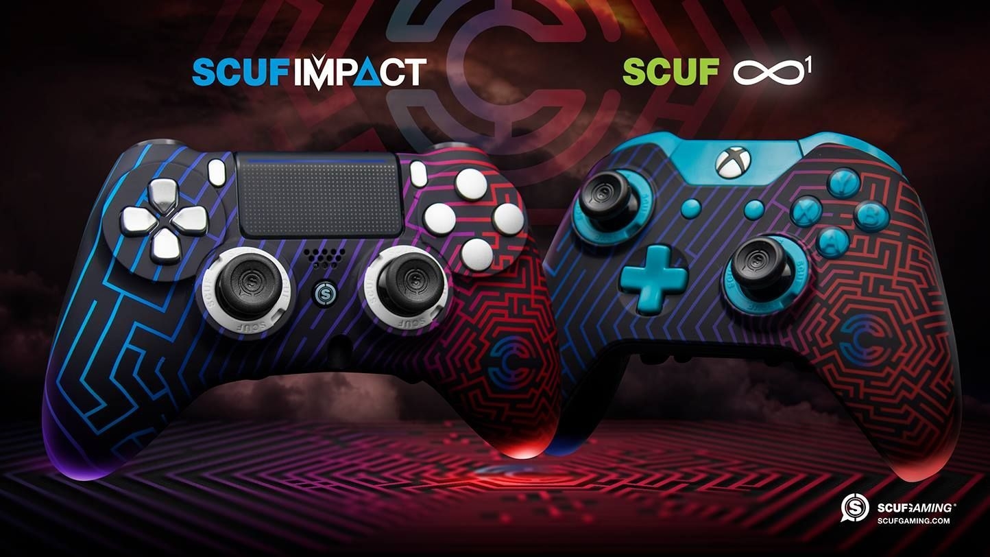 1450x820 The Clayster SCUF Controller Is Based On The Labyrinth Like Logo Of Pro Gaming Legend, James “Clayster”. Video Game Decor, Video Game Controller, Ps4 Or Xbox One, Desktop