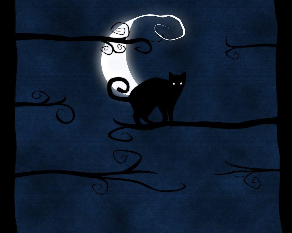 1000x800 Black Cat Wallpaper, Desktop