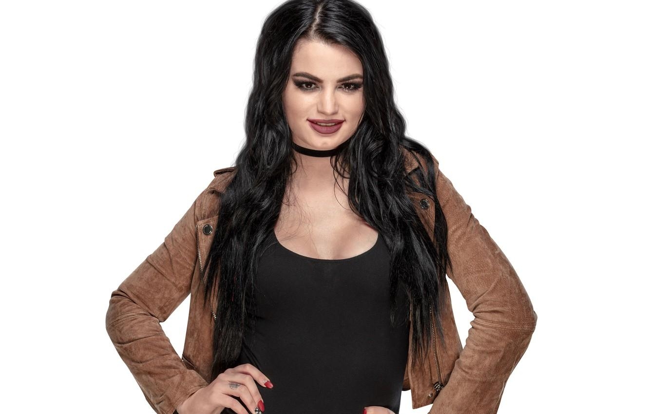 1340x850 Wallpaper pose, makeup, jacket, wrestler, hair, WWE, Paige, Paige, Desktop