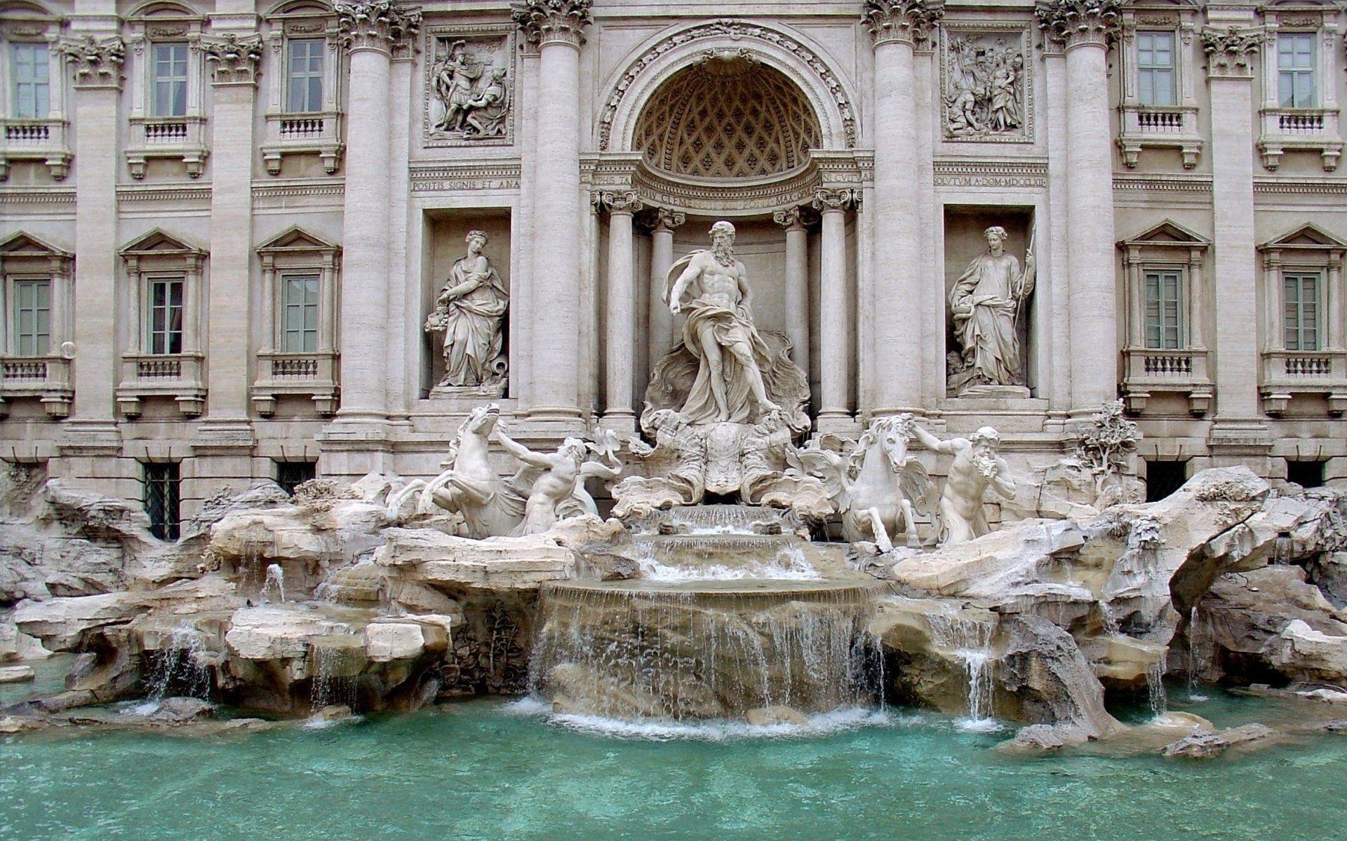 1920x1200 Trevi Fountain HD Wallpaper, Desktop