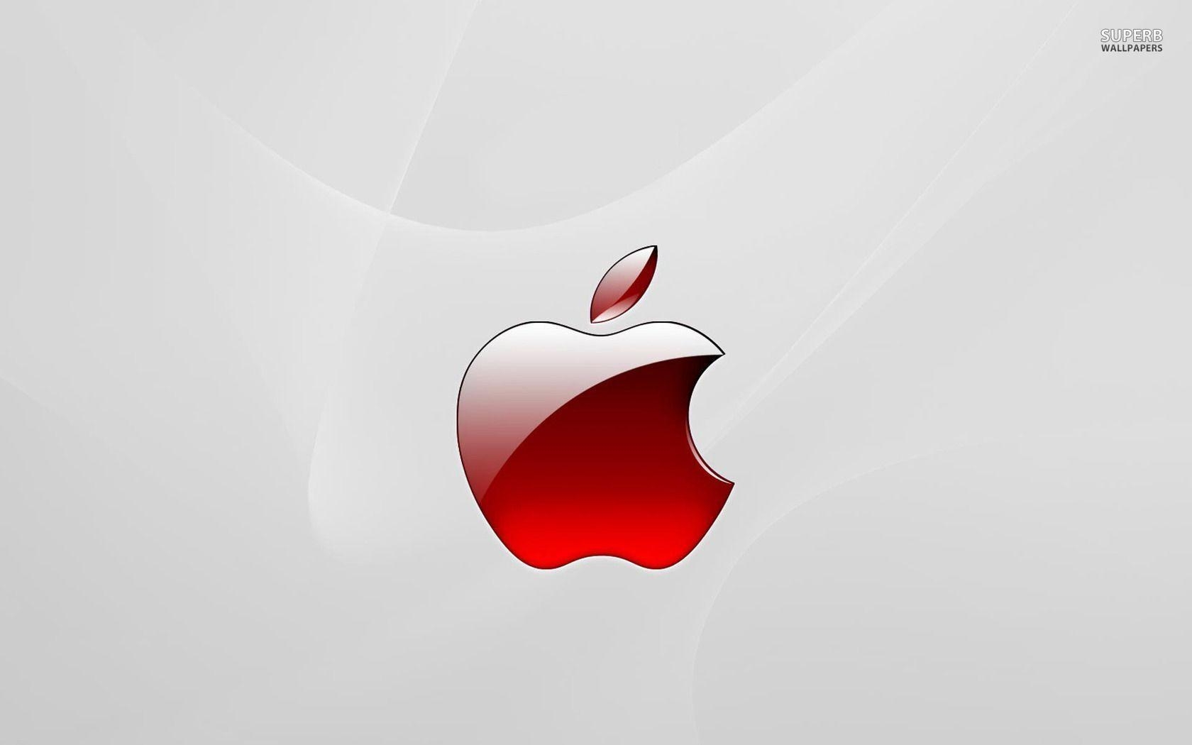 1680x1050 Red Apple logo wallpaper wallpaper - #, Desktop