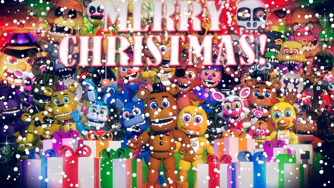 1280x720 Merry Christmas From Scott! + NEW Characters.. FNAF WORLD, Desktop