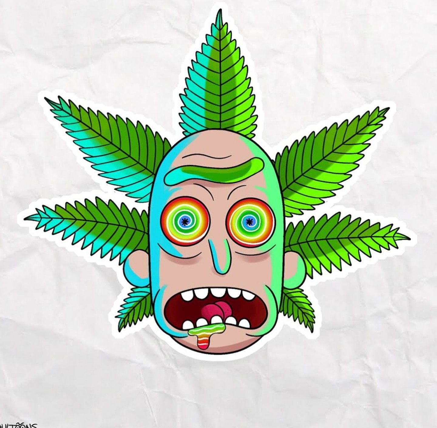 1440x1410 Rick and Morty. Art. Rick, morty tattoo, Rick, morty, Stoner art, Desktop