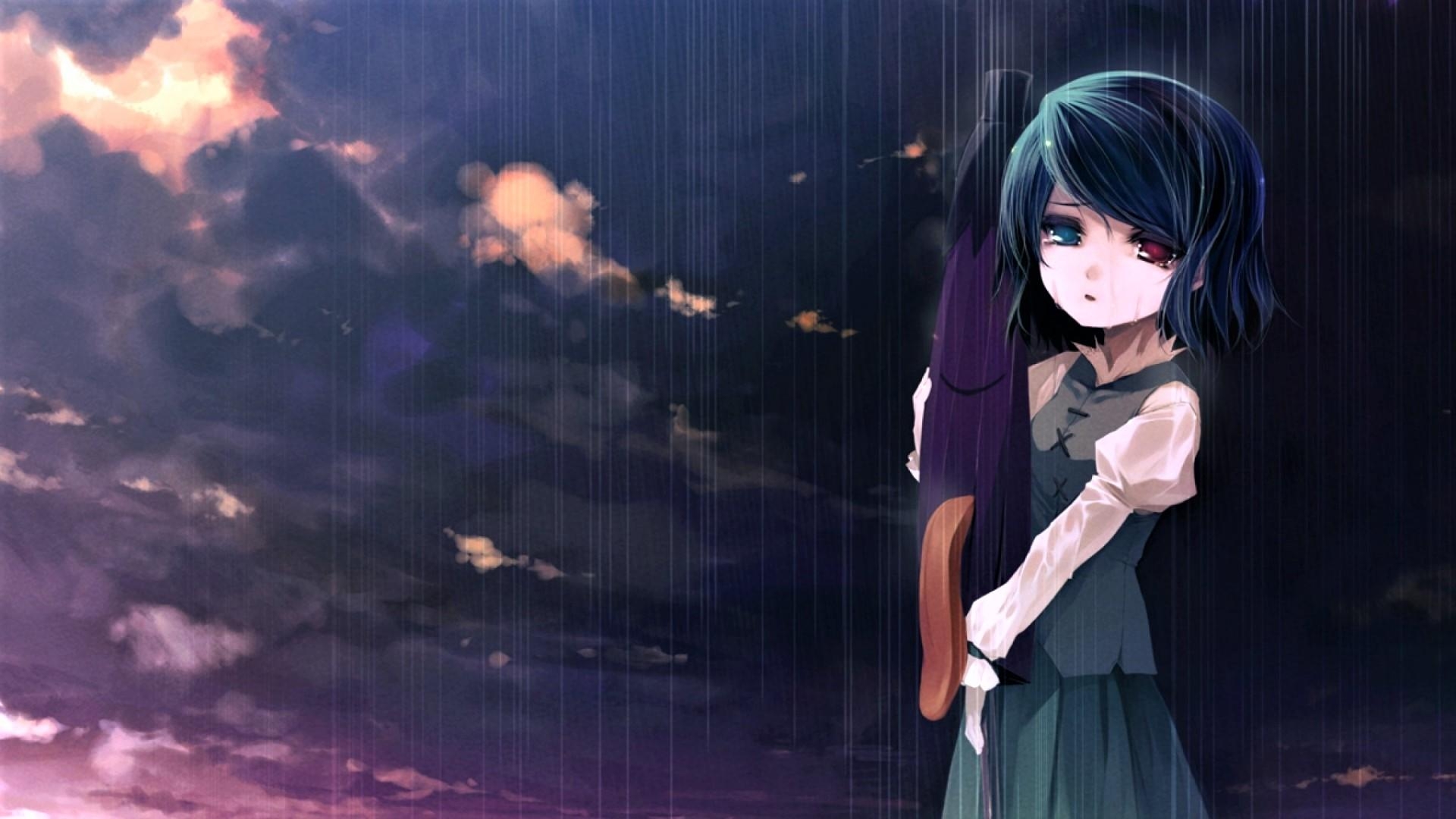 1920x1080 Sad Anime Girl Wallpaper. sad anime boy wallpaper, Desktop