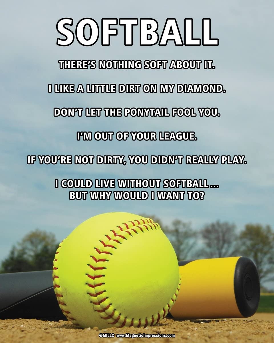 960x1200 Unframed Softball Sky 8” x 10” Sport Poster Print, Home & Kitchen, Phone