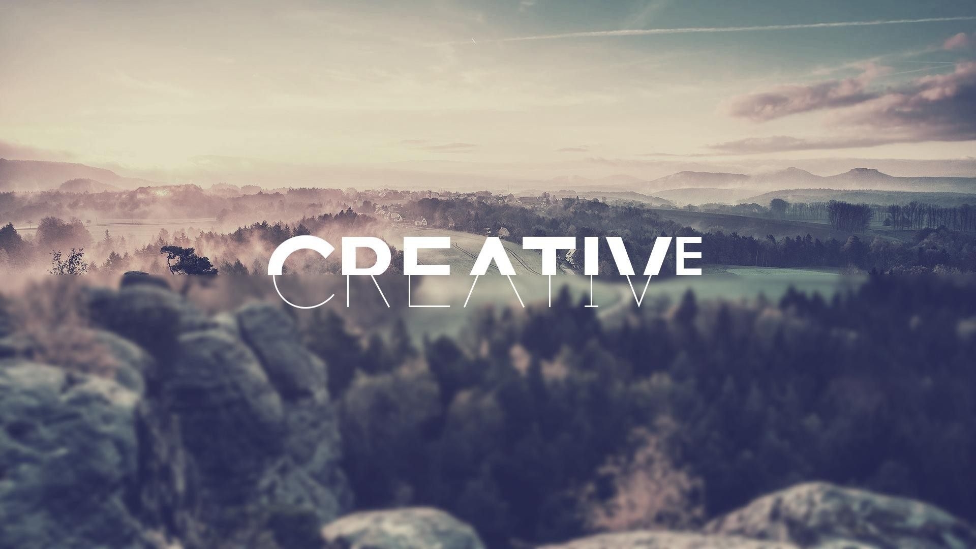 1920x1080 Landscape, Typography, Blurred, Filter, Creativity Wallpaper HD, Desktop