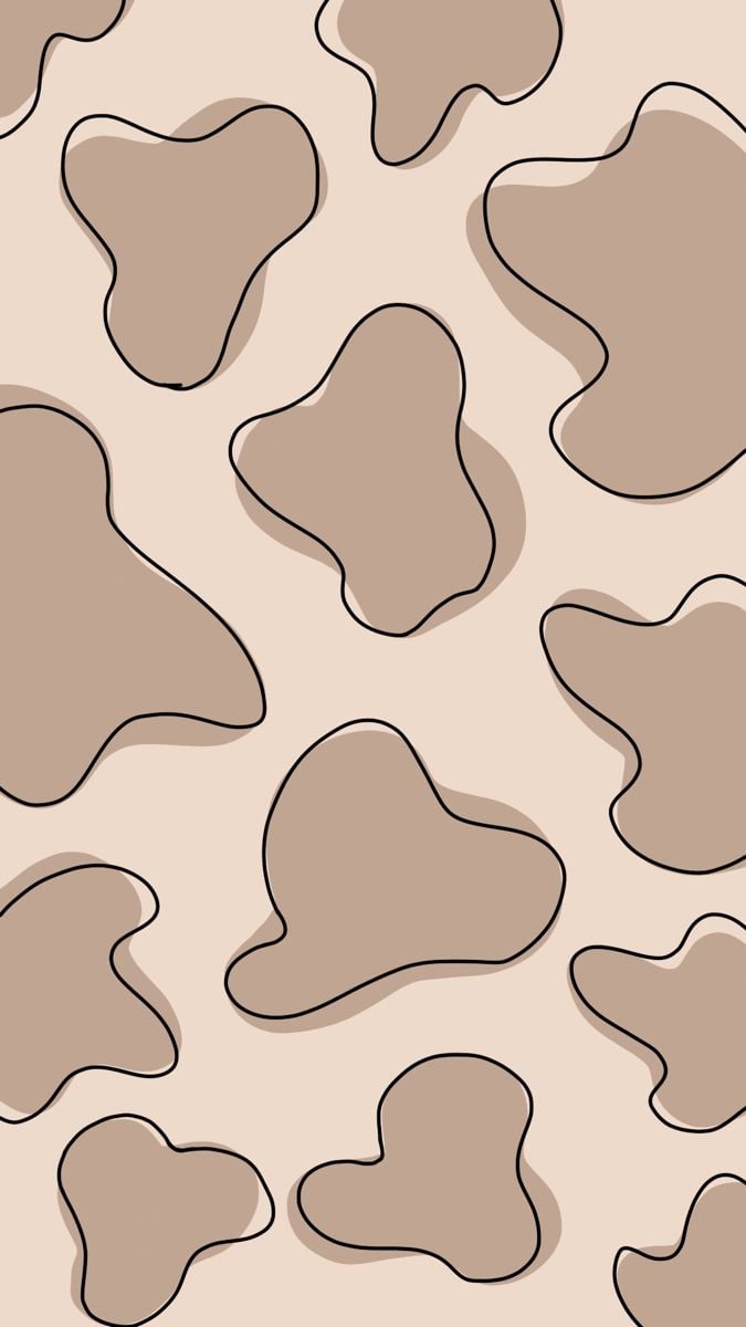 680x1200 Beige Wallpaper. Cute simple wallpaper, iPhone wallpaper violet, Cow print wallpaper, Phone