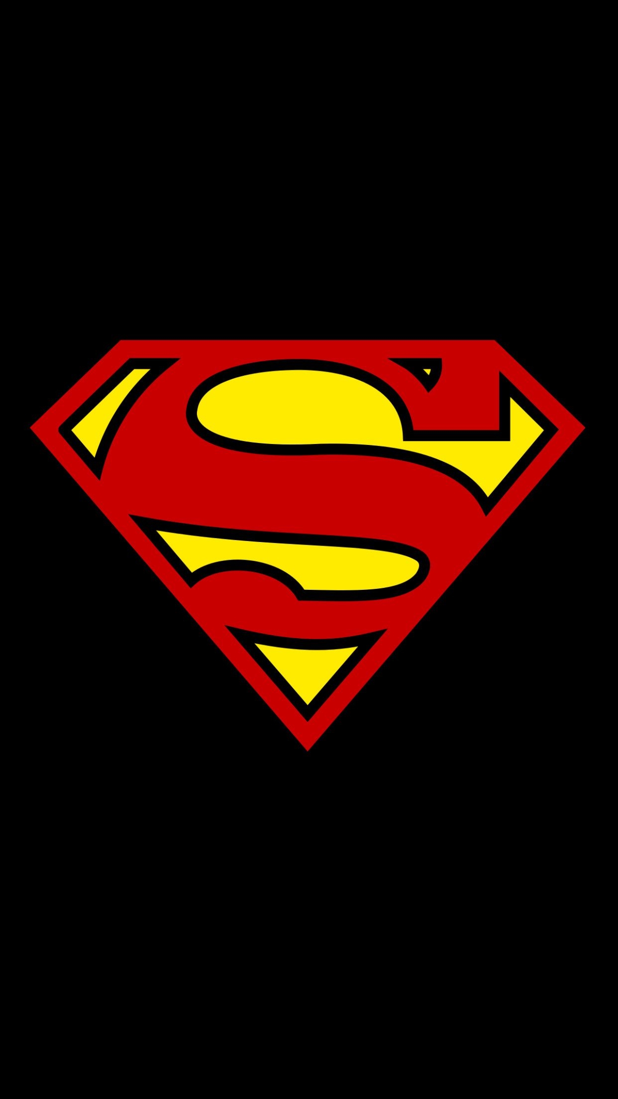 1250x2210 Superman Logo iPhone Wallpaper Free Superman Logo iPhone Background, Phone