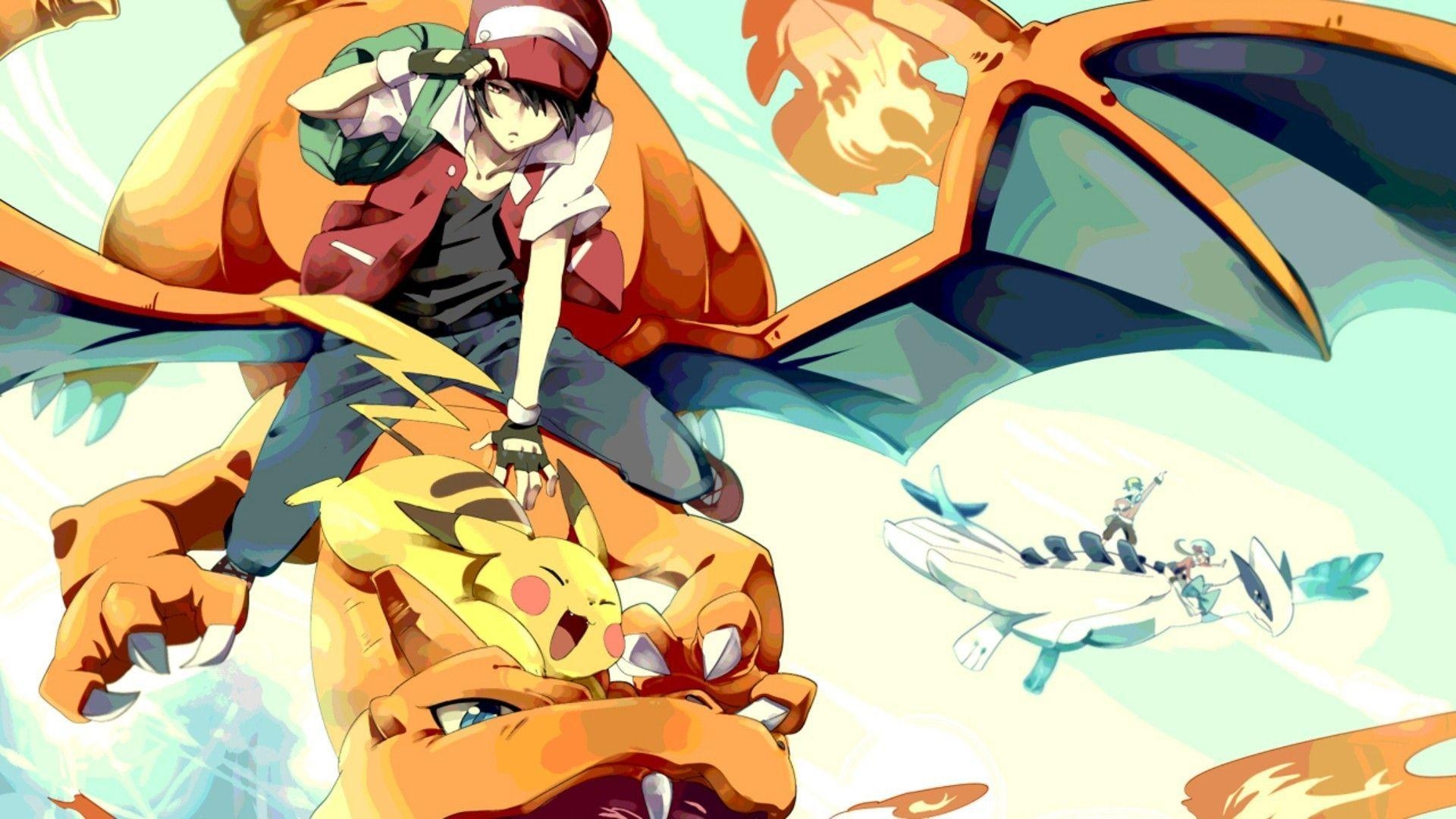 1920x1080 Charizard and ash pokemon wallpaper. Wallpaper Wide HD, Desktop