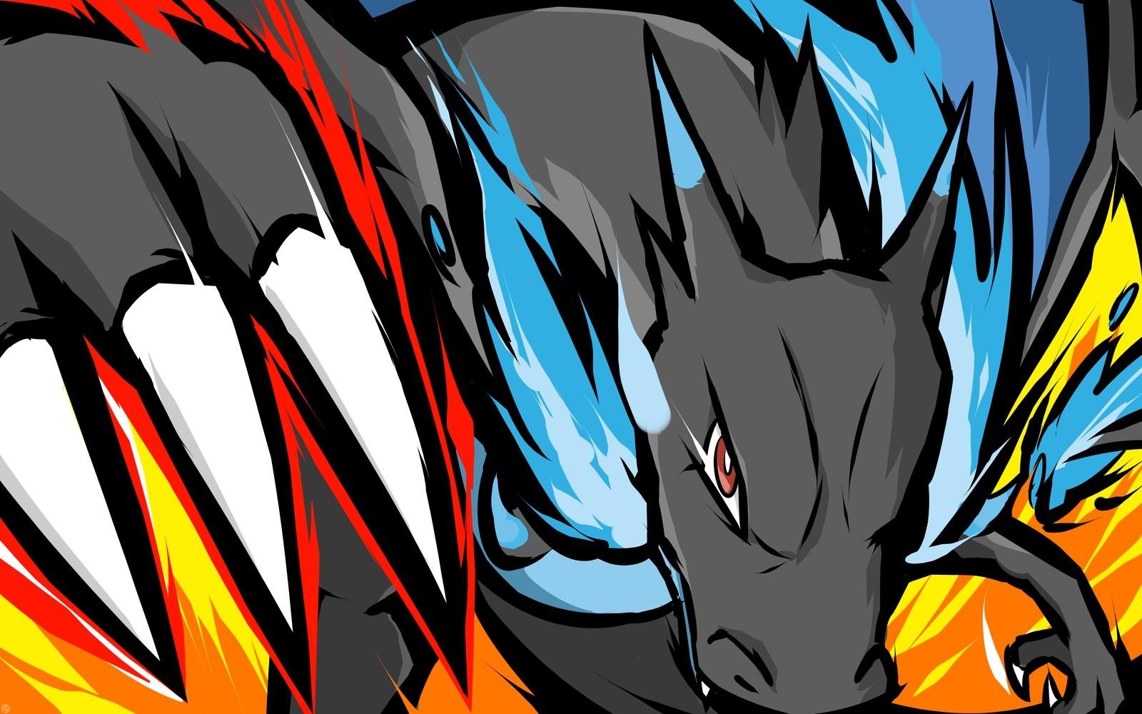 1600x1000 ishmam, Charizard, Pokémon, Mega Charizard X Wallpaper HD / Desktop and Mobile Background, Desktop