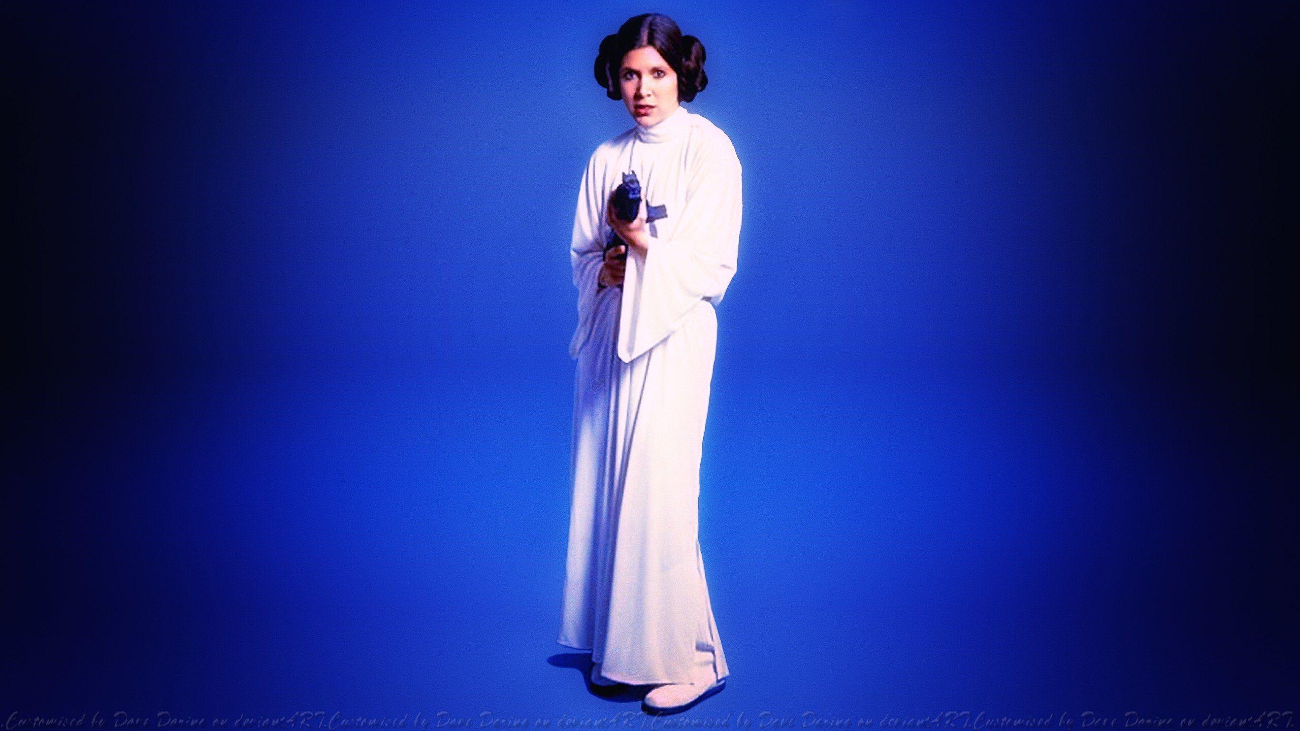 2560x1440 Carrie Fisher Princess Leia XIV By Dave Daring, Desktop