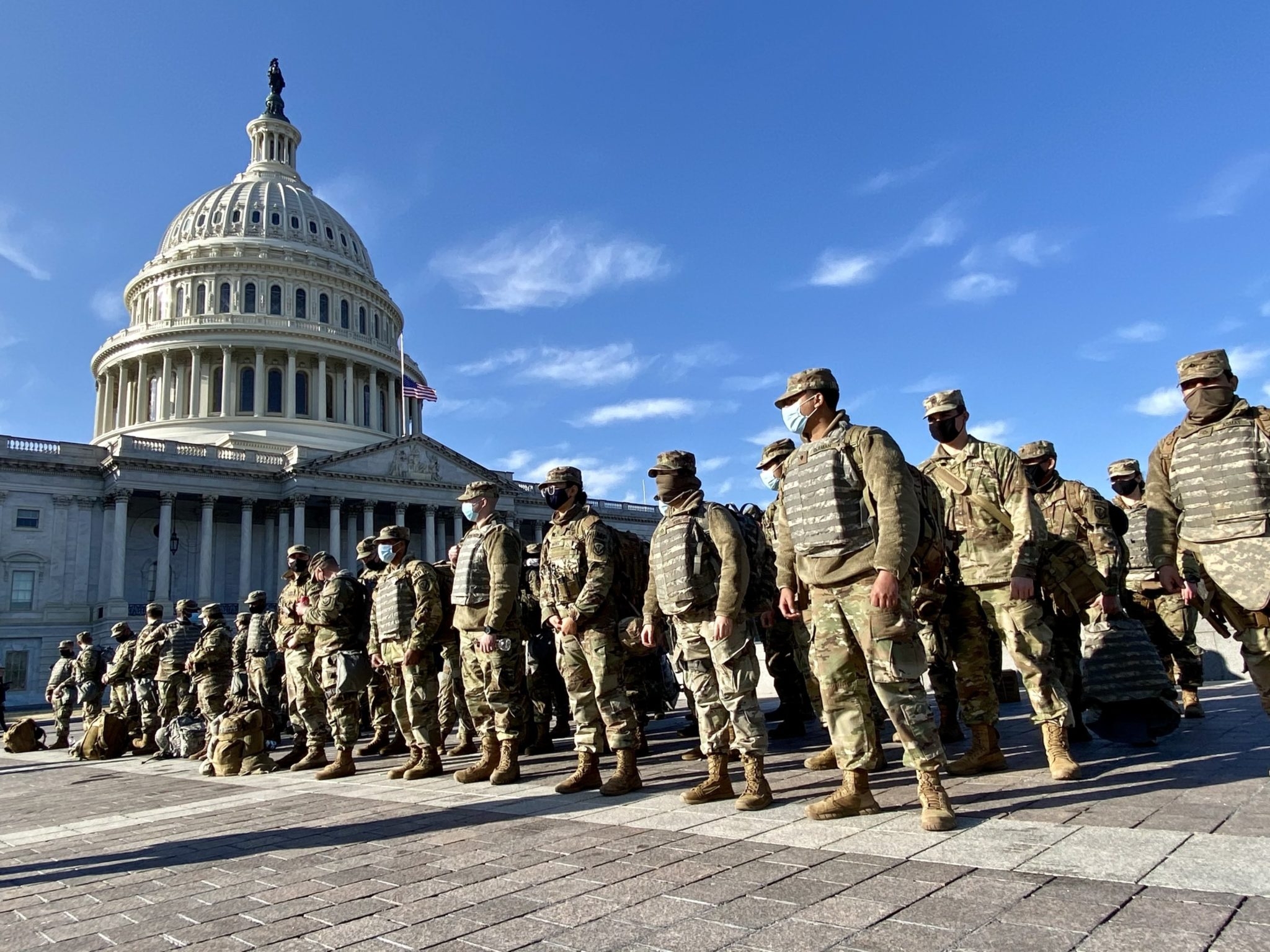 2050x1540 Photos: National Guard Troops Are Patrolling the Capitol Building in Force, Desktop