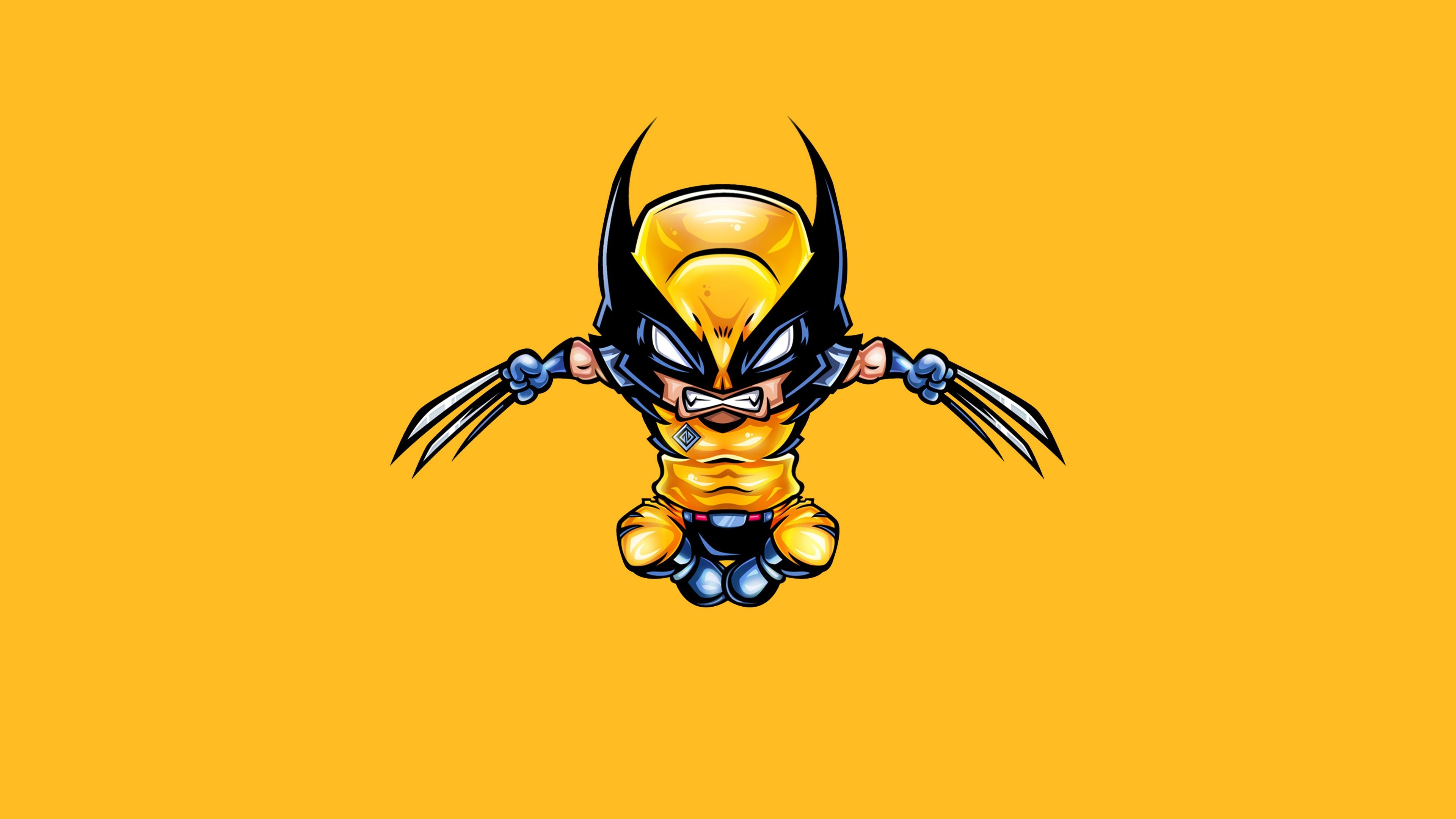 3840x2160 Wolverine Minimal 4K Wallpaper, HD Superheroes 4K, Desktop