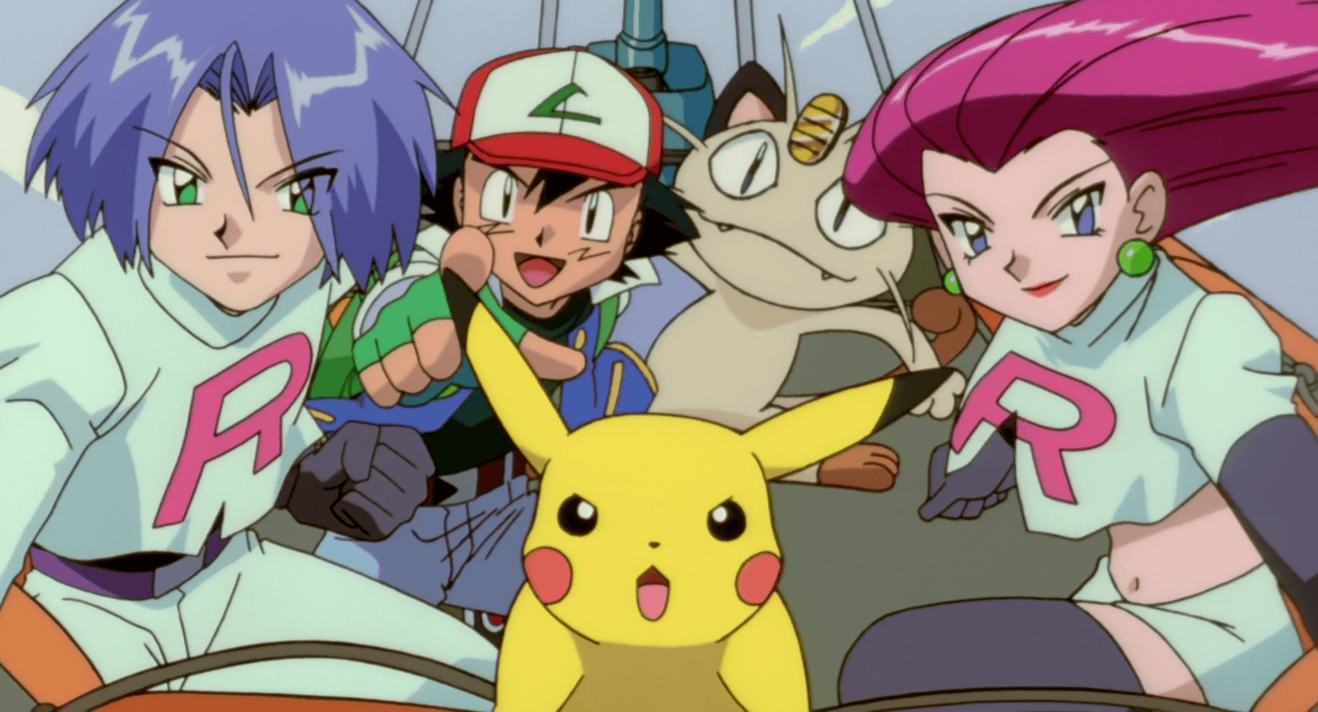 1920x1040 Anime Pokemon Jessie (Pokémon) Ash (Pokémon) Pikachu Meowth, Desktop