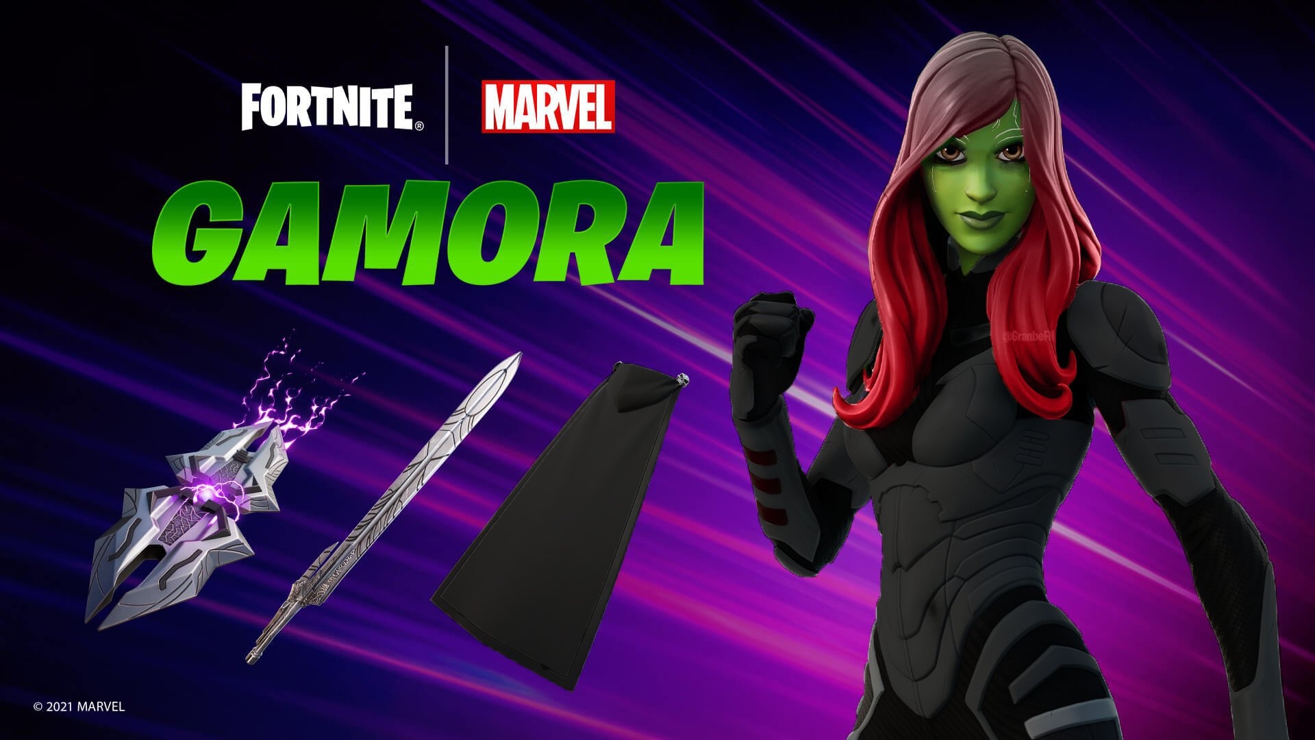 1920x1080 Gamora Fortnite wallpaper, Desktop