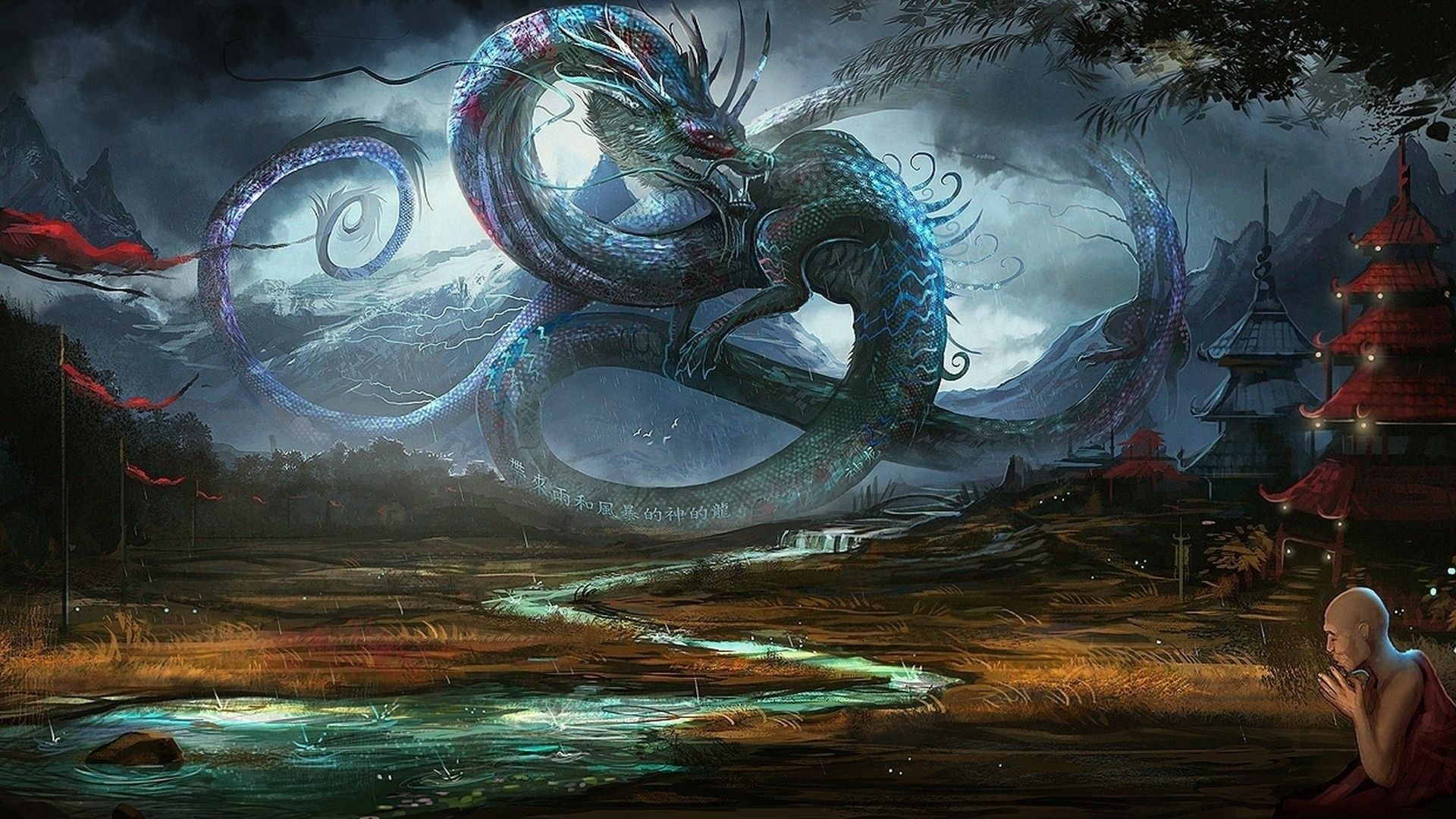 1920x1080 Japanese Dragon Wallpaper, Desktop