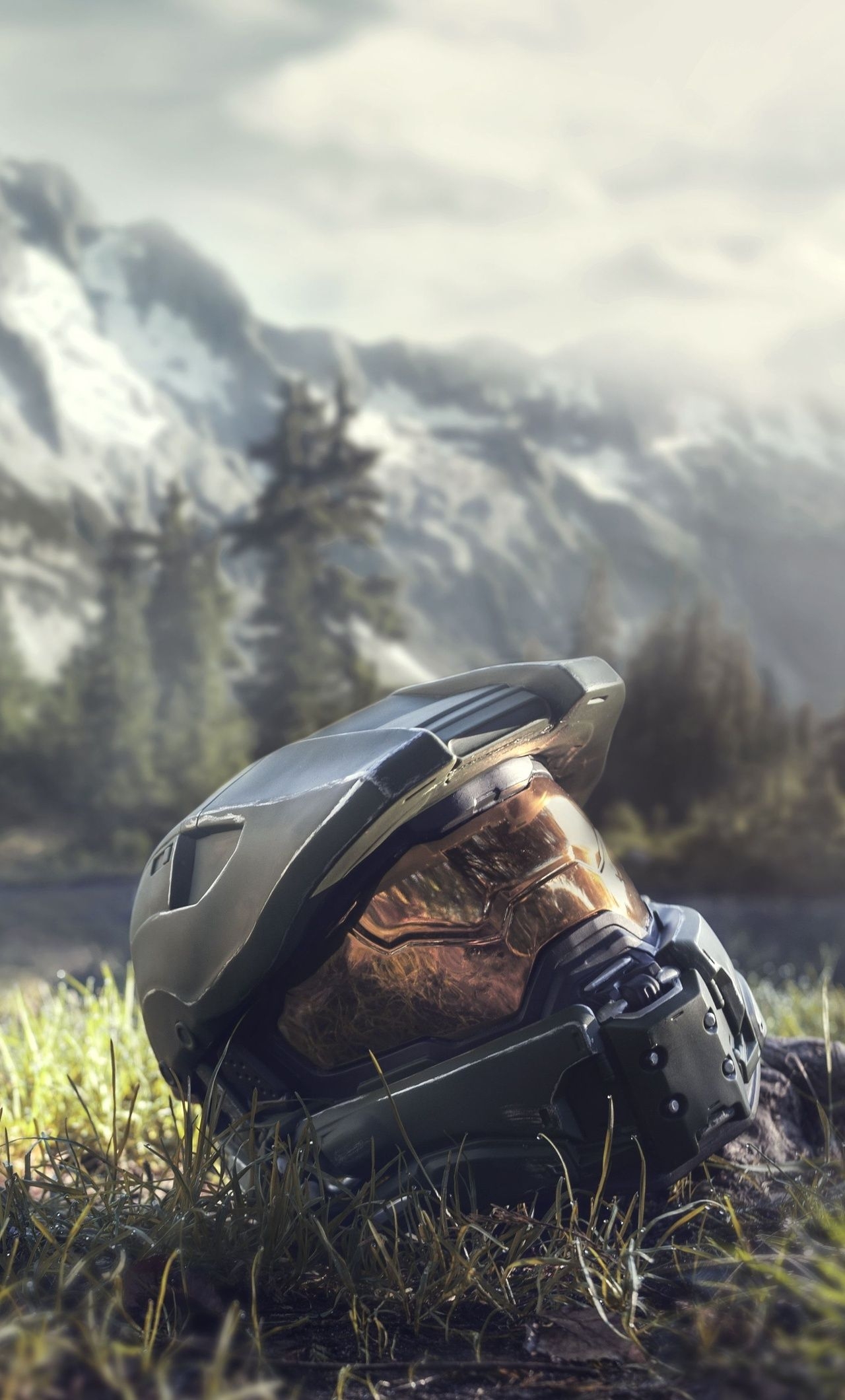 1280x2120 Master Chief Halo 4 Helmet iPhone HD 4k Wallpaper, Phone