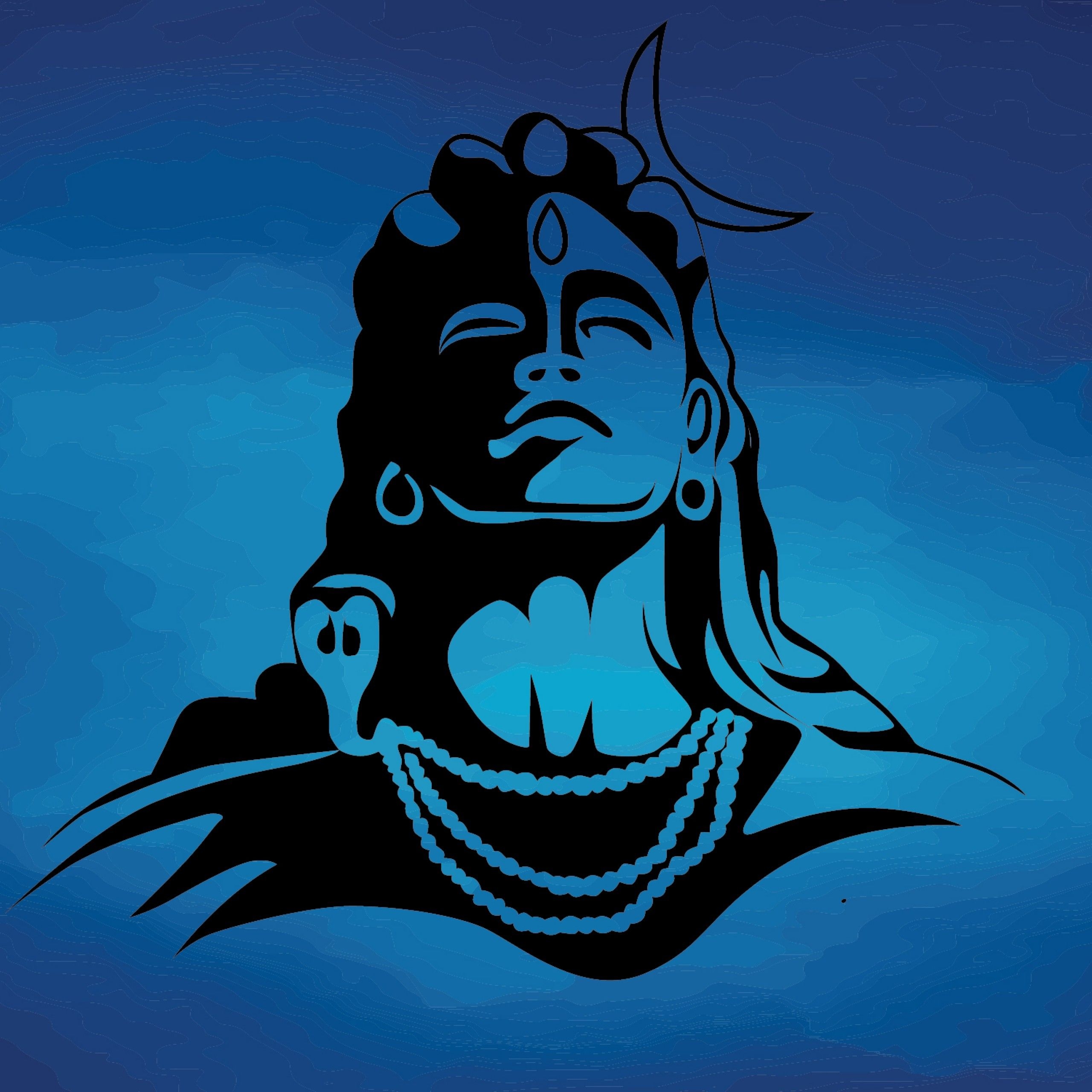 2560x2560 Wallpaper Lord Shiva, HD, Creative Graphics,. Wallpaper, Phone