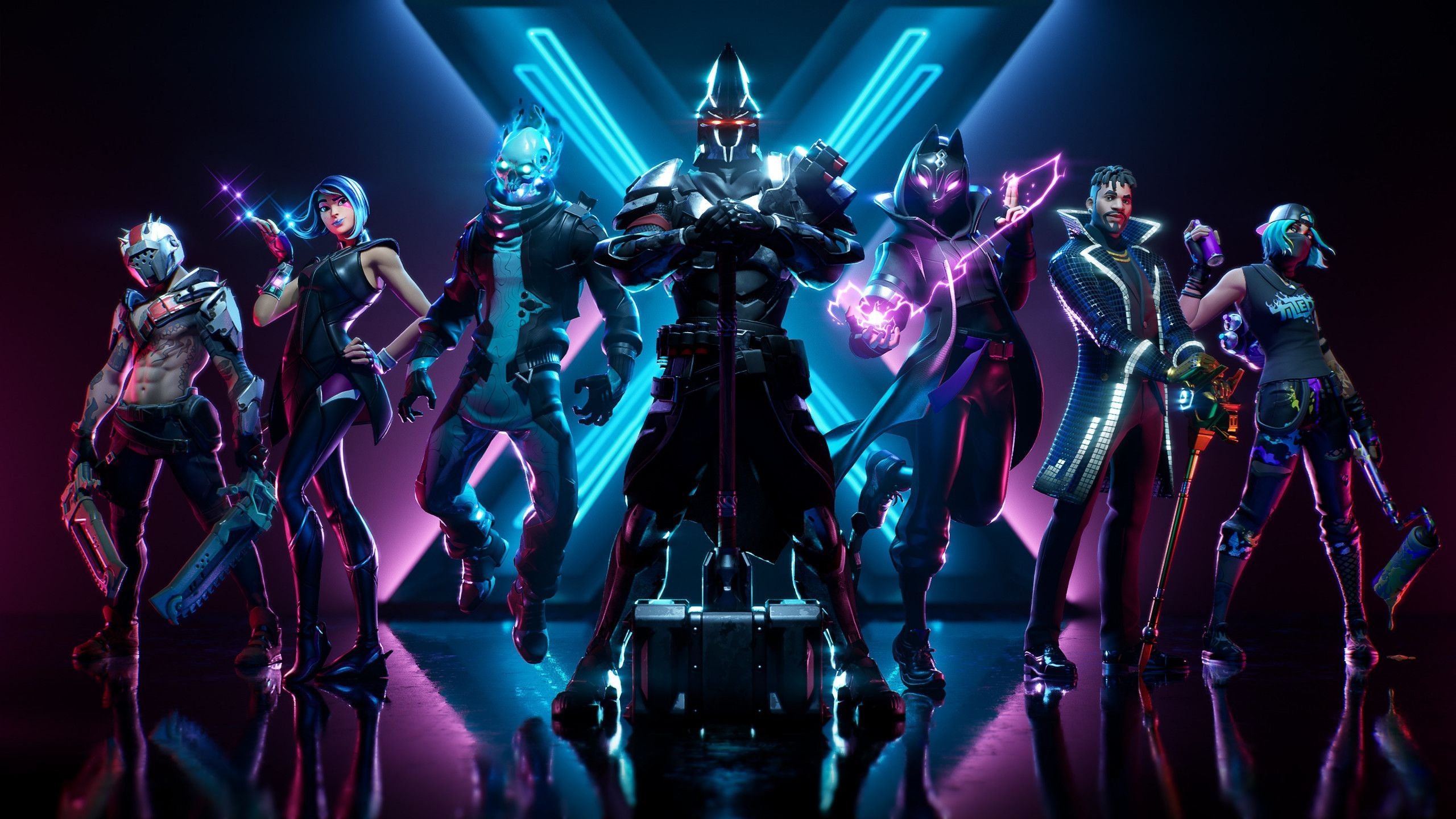 2560x1440 Download wallpaper: Fortnite Season X, Desktop