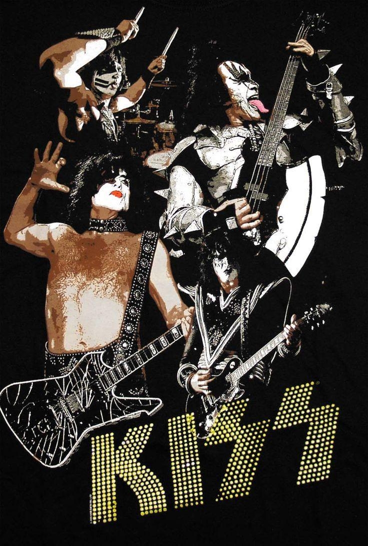 740x1100 Kiss rock bands ideas. Kiss band, Kizz band, Phone