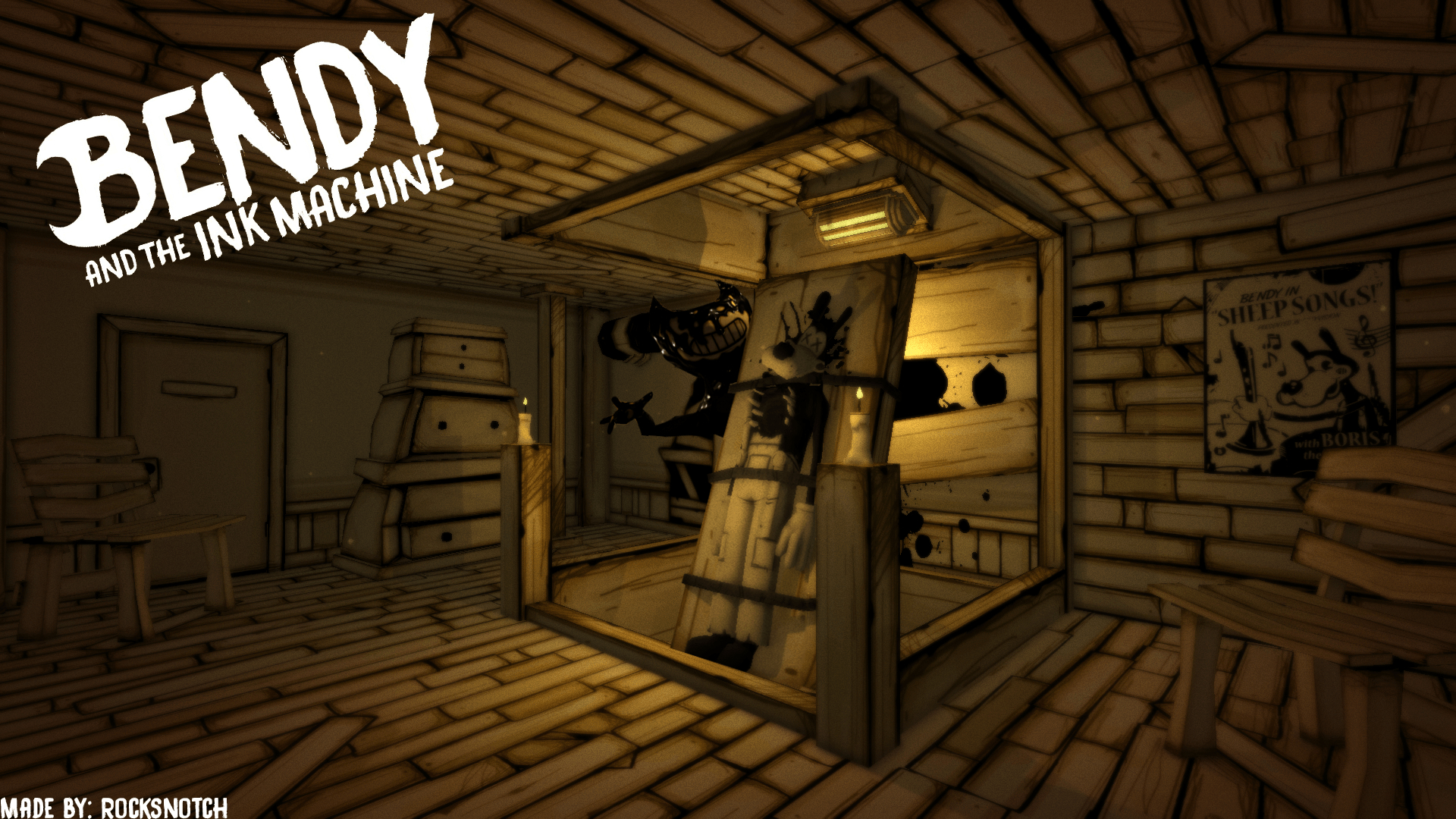 1920x1080 Bendy and the Ink Machine Phone and Desktop background, Desktop