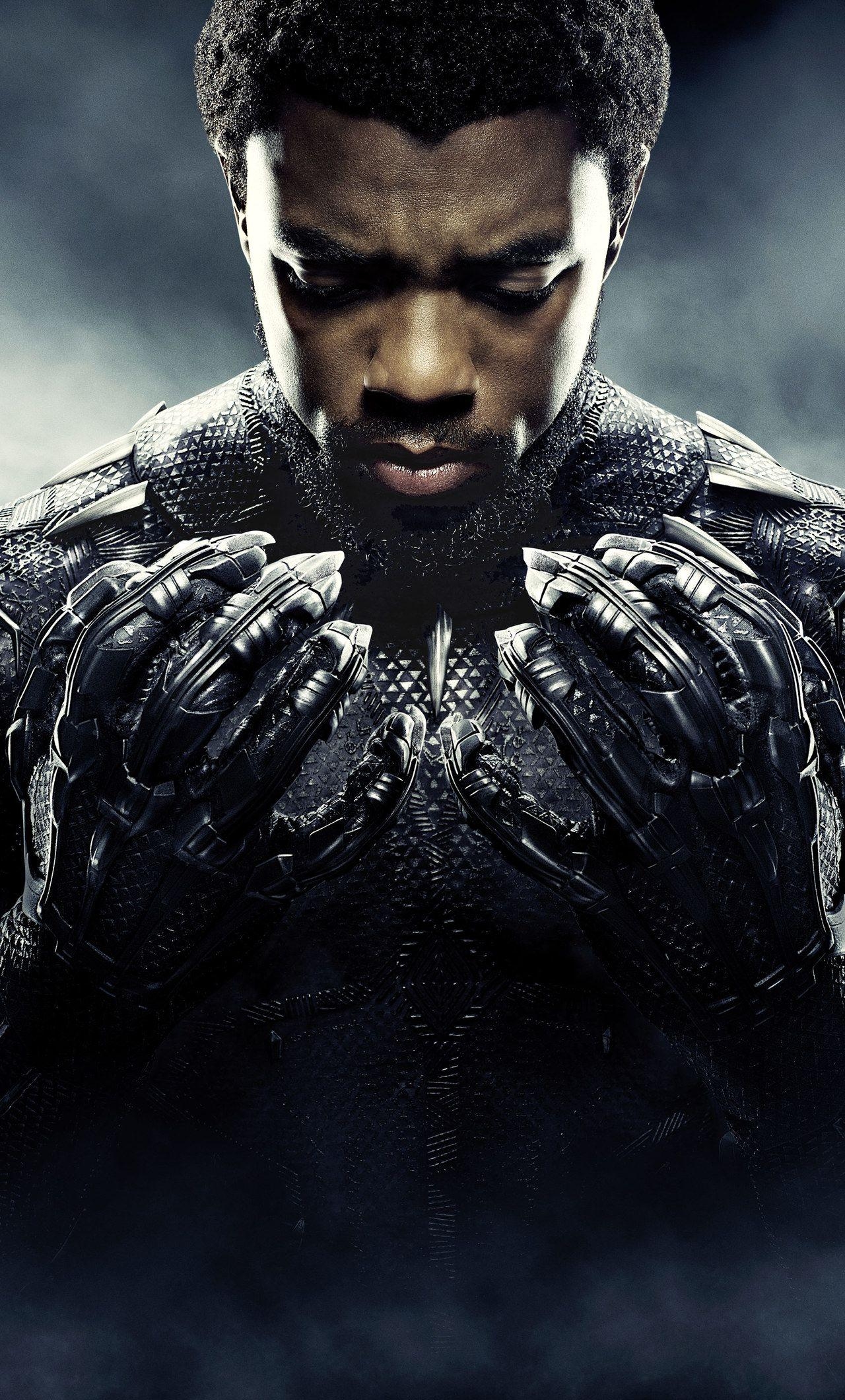 1280x2120 Chadwick Boseman As Black Panther 5k iPhone HD 4k, Phone